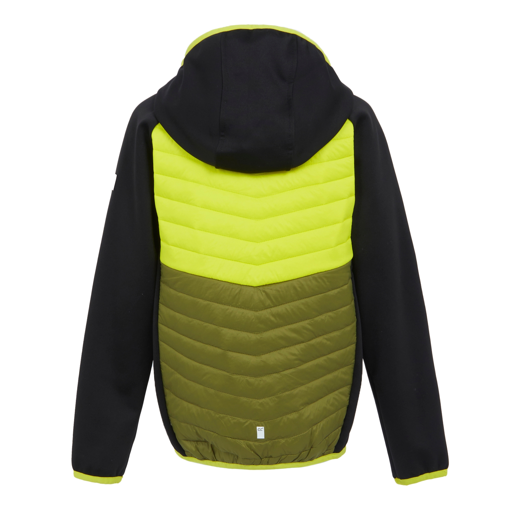 Kids' Kielder Hybrid VIII Jacket | Black Citron Lime