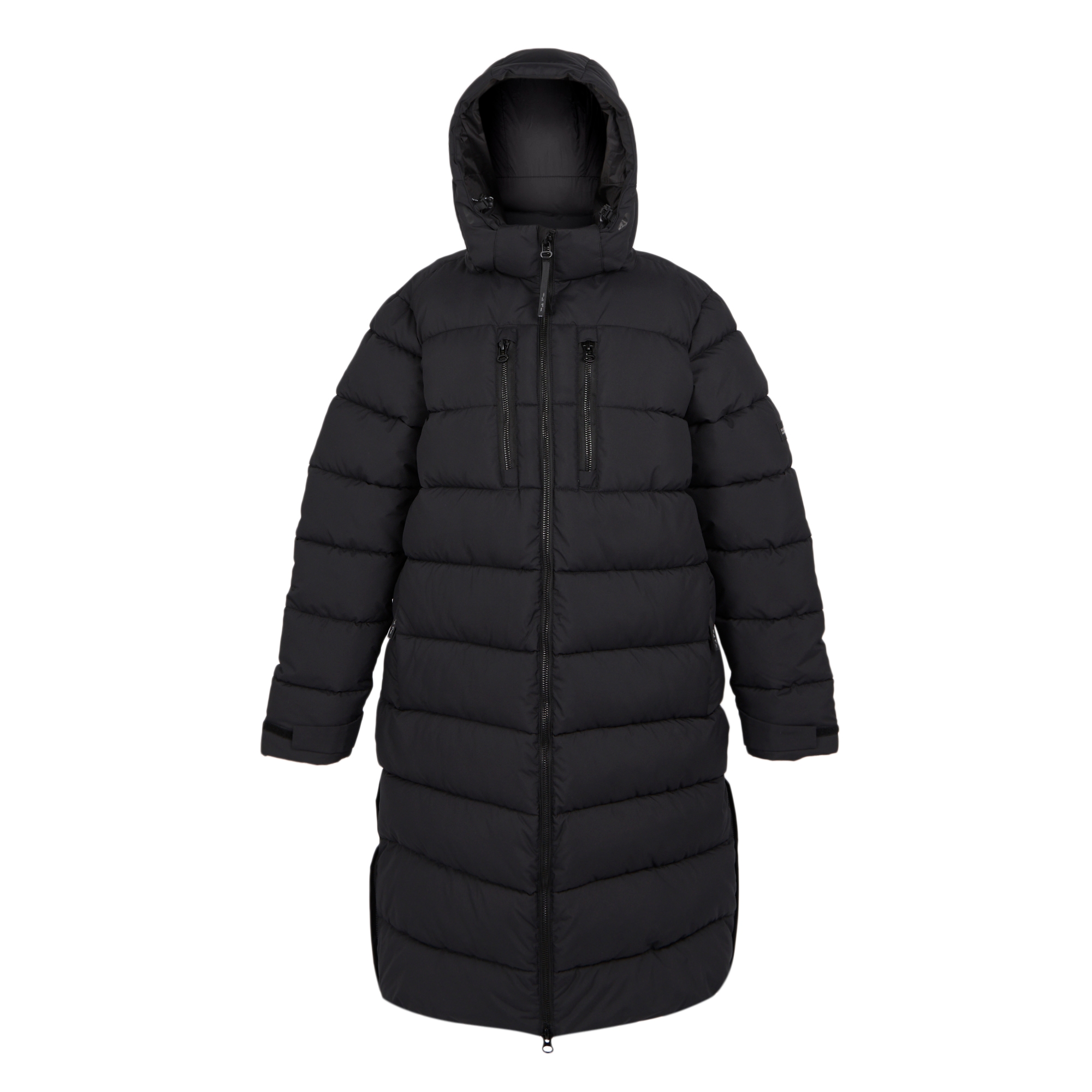 Men's Mottere Longline Padded Jacket | Black Black