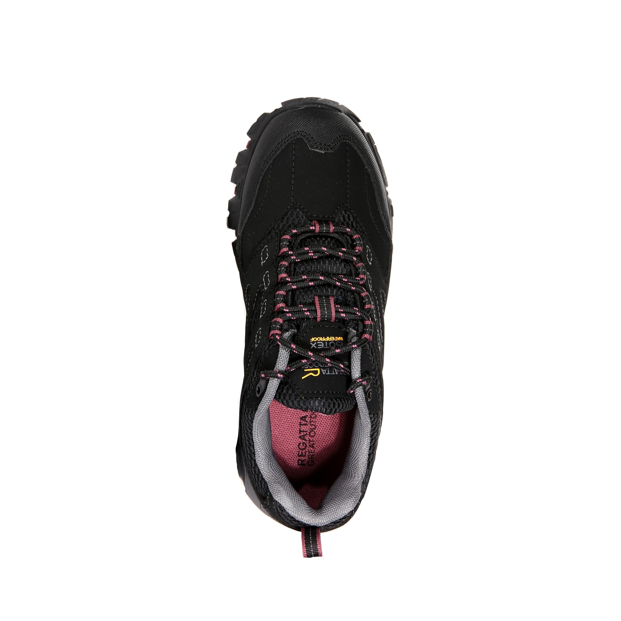 Women's Holcombe Waterproof Low Walking Shoes | Black Deco Rose