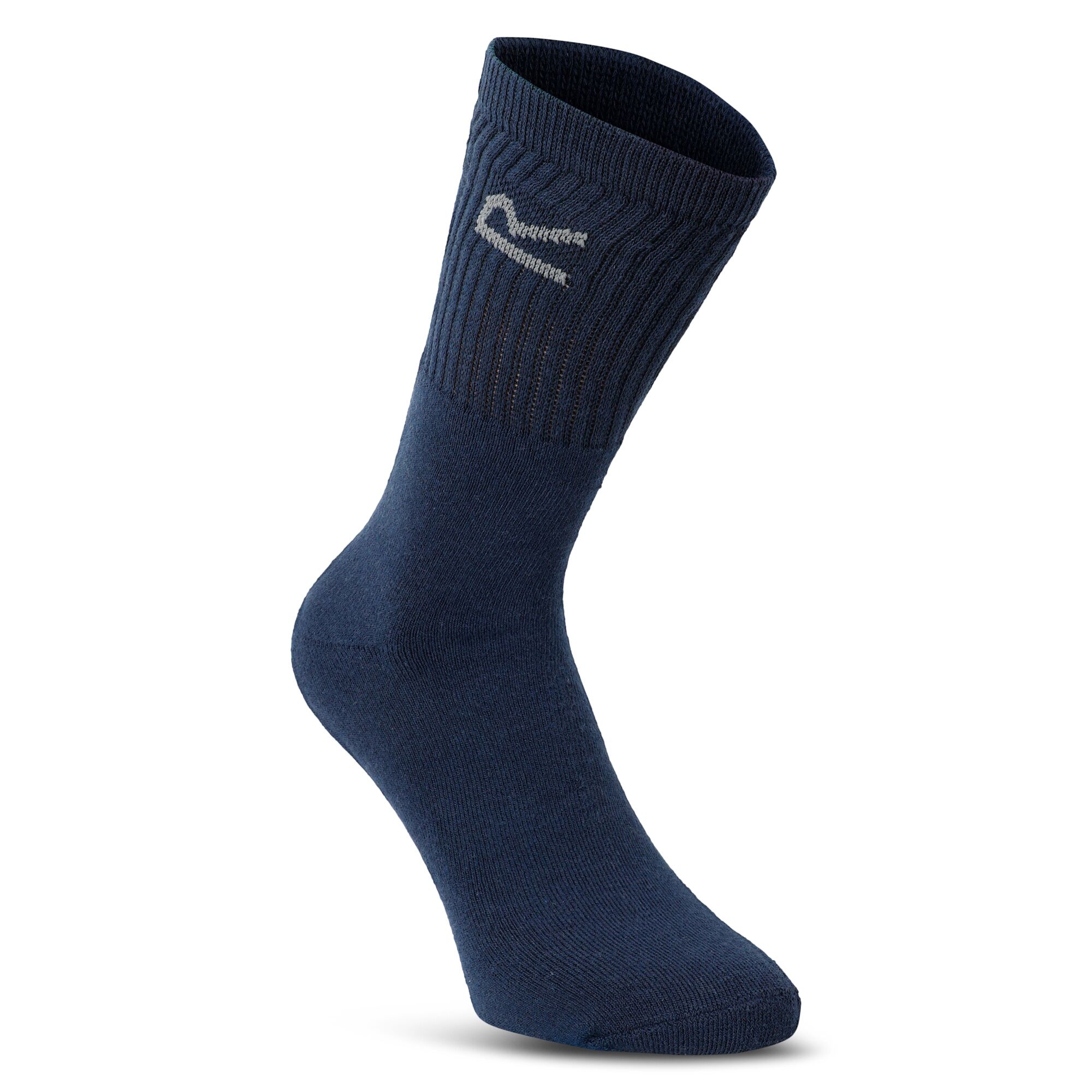 Mens 3 Pack Sock In A Box | Navy Marl