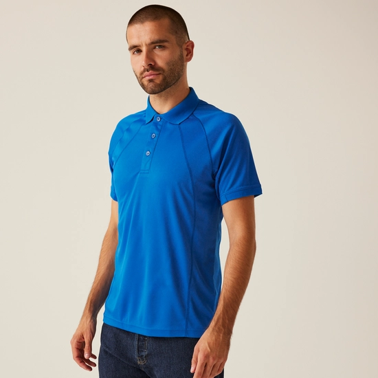 Men's Coolweave Wicking Polo Shirt | Silver Grey
