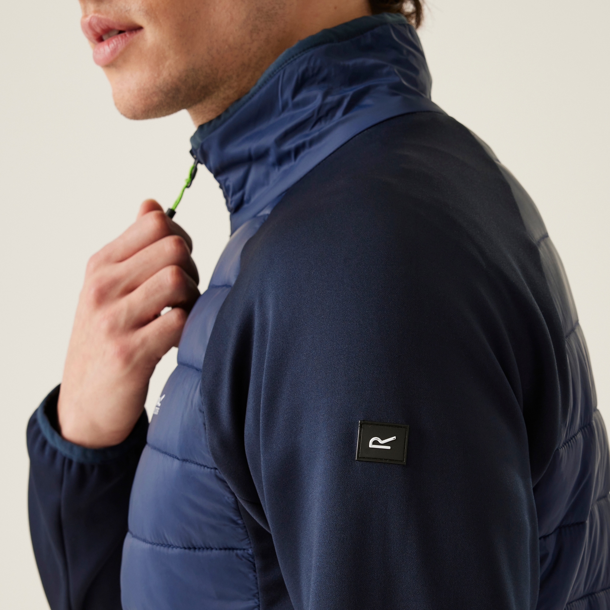 Men's Clumber IV Hybrid Jacket | Navy Green Flash