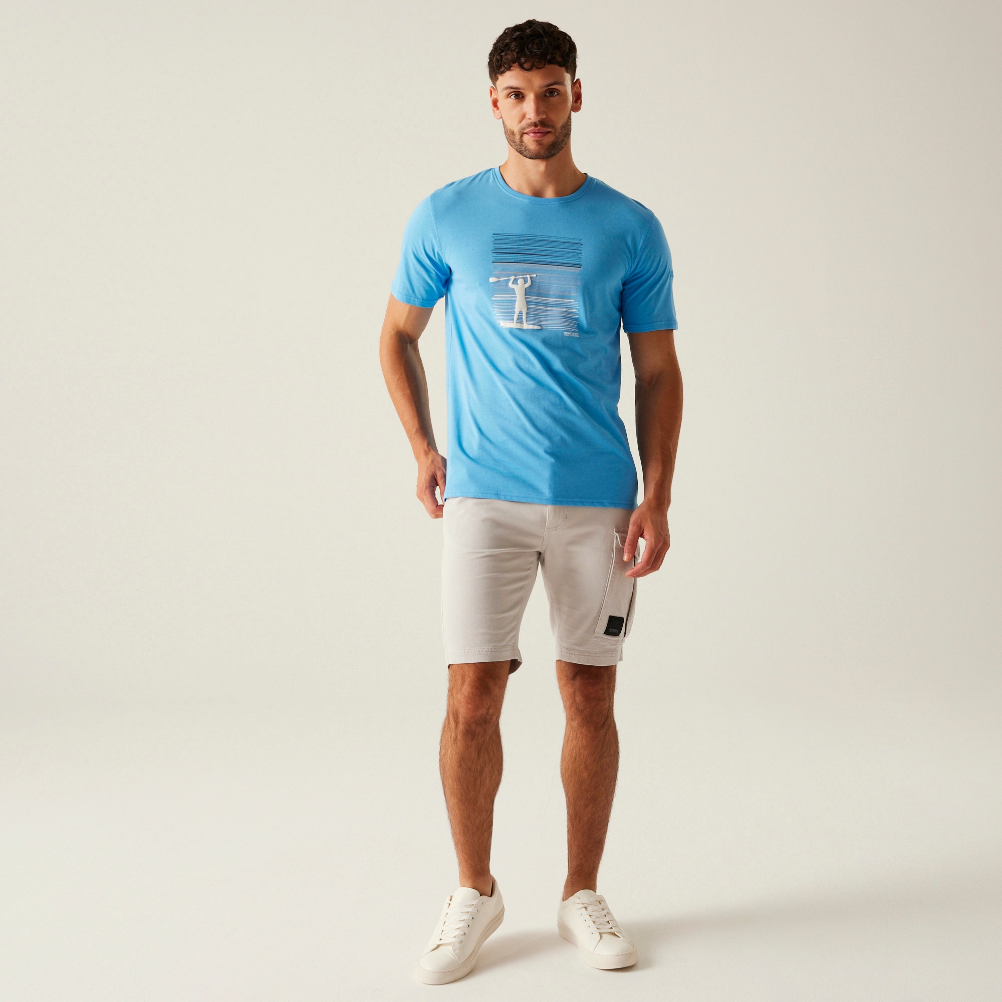Men's Cline IX T-Shirt | Elysium Blue Paddleboard