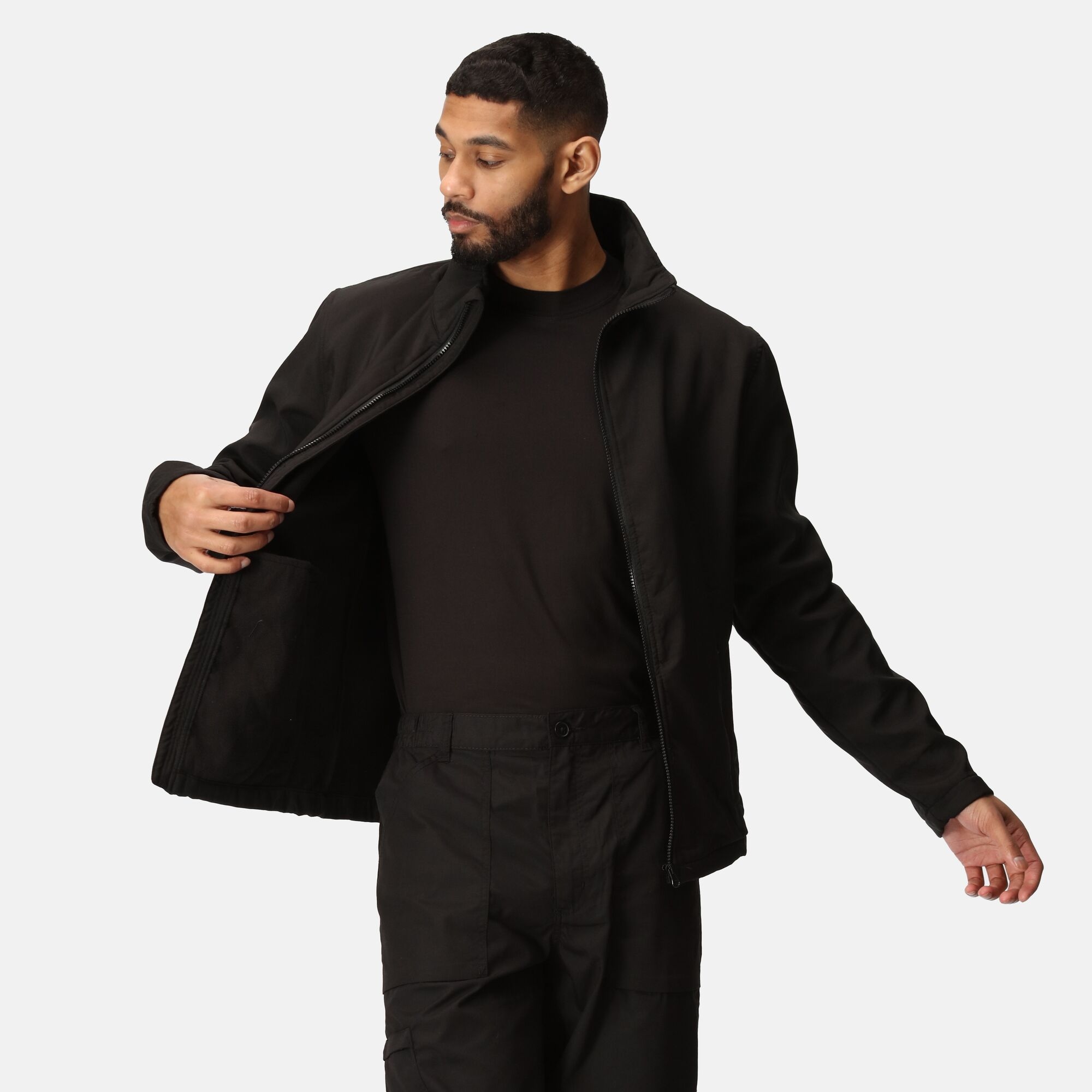 Men's Ablaze Printable Softshell Jacket | Black