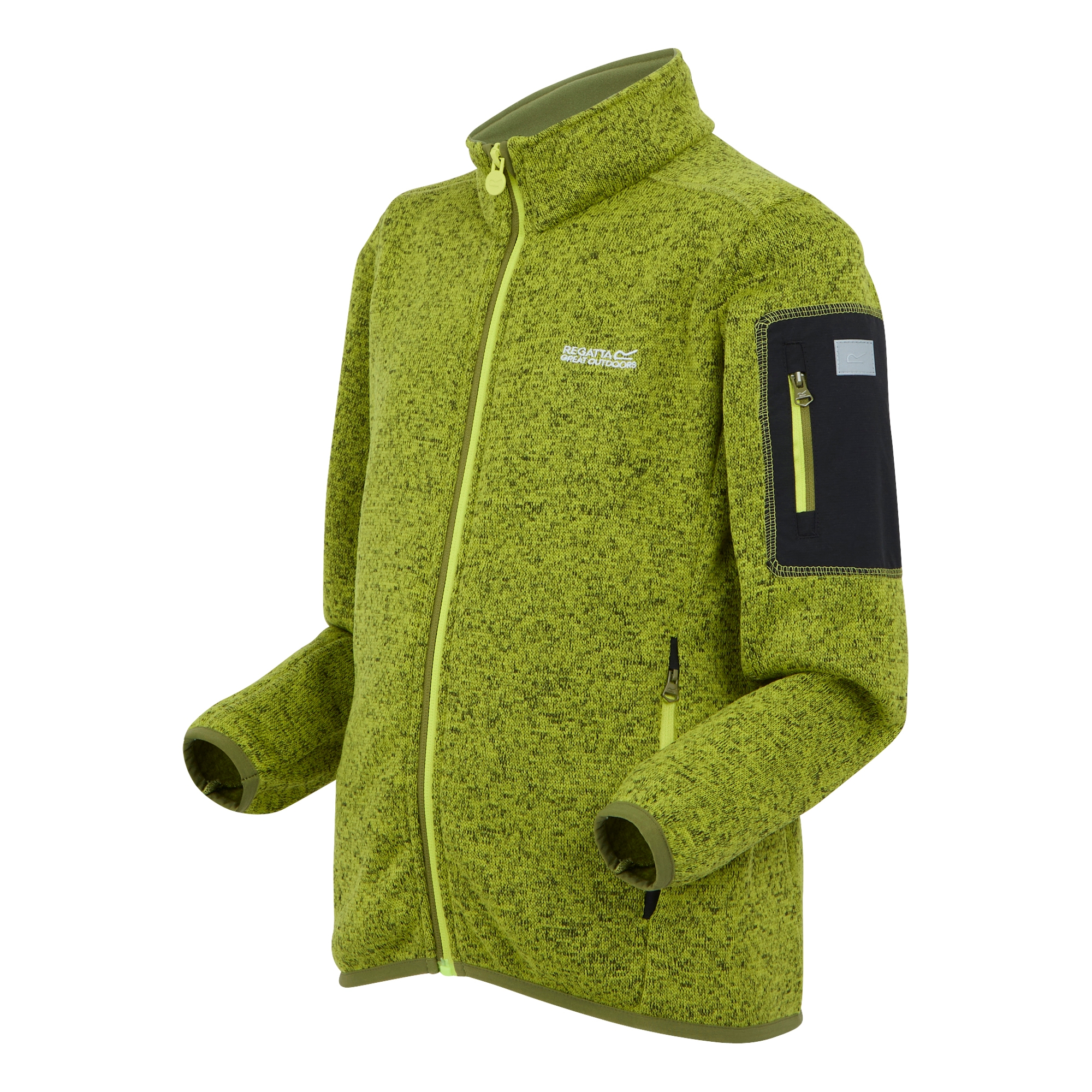 Kids' Newhill Full Zip Fleece | Grenoble Green Nephrite Green