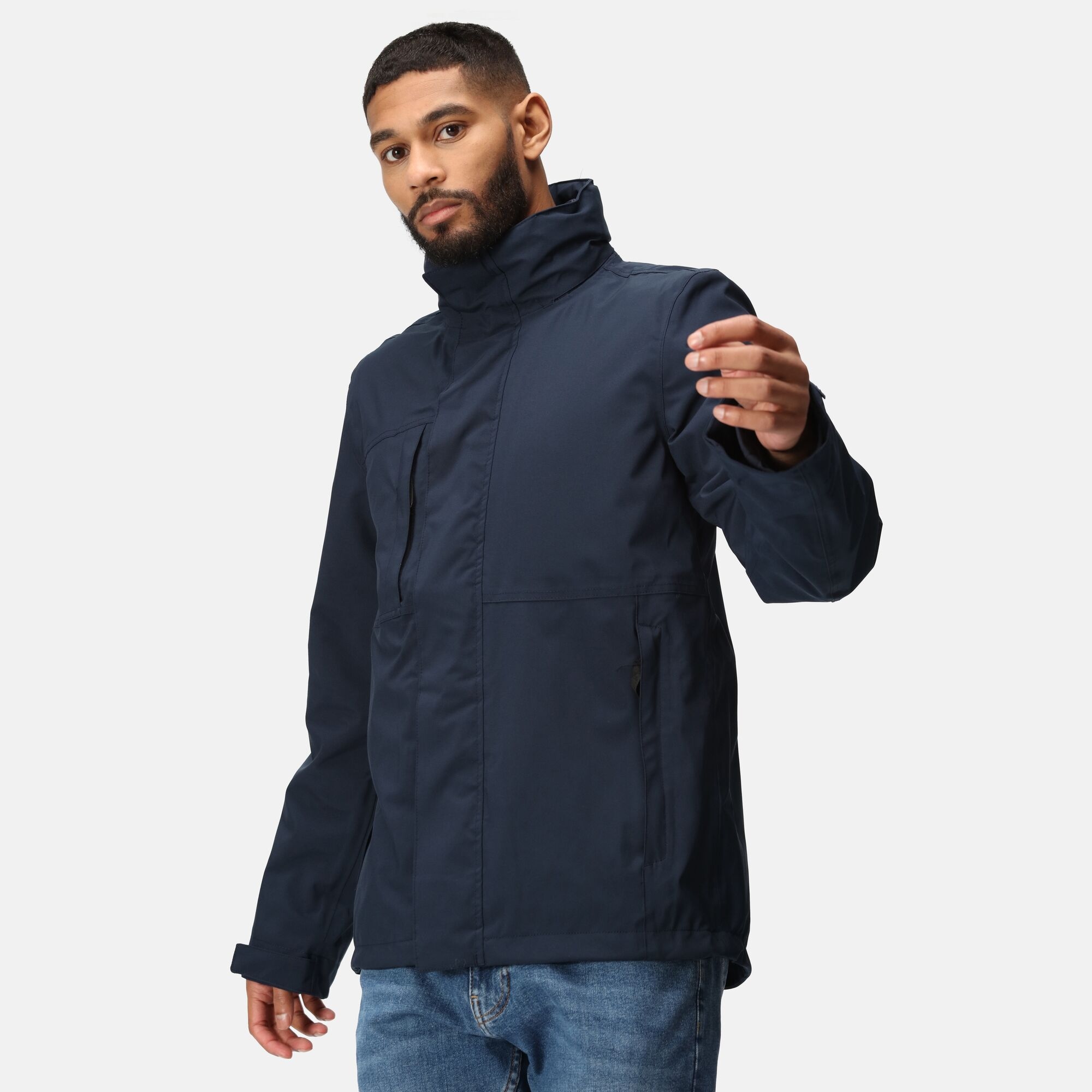 Men's Kingsley Waterproof Stretch 3 in 1 Jacket | Navy