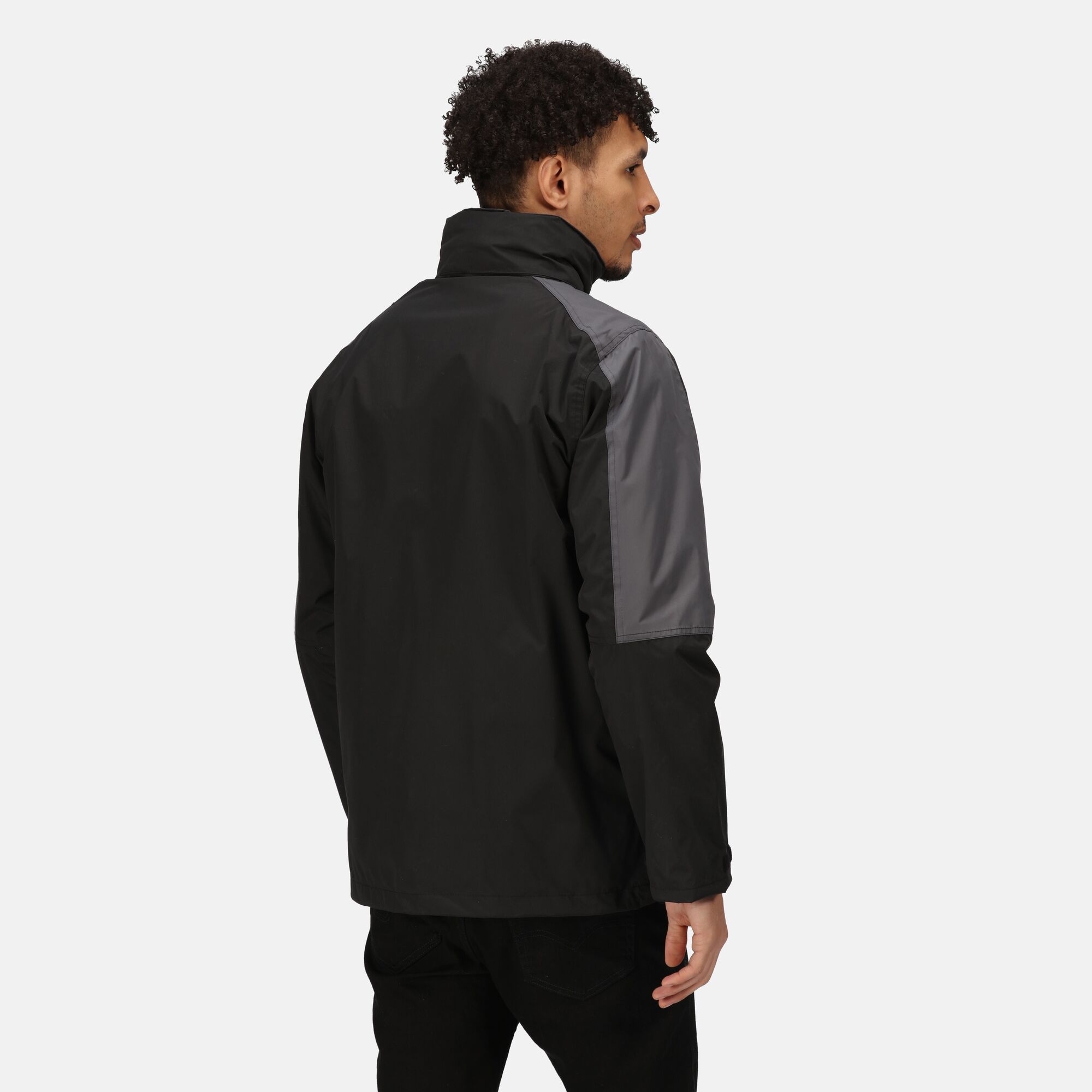 Men's Defender III Waterproof 3 In 1 Jacket | Black Seal Grey