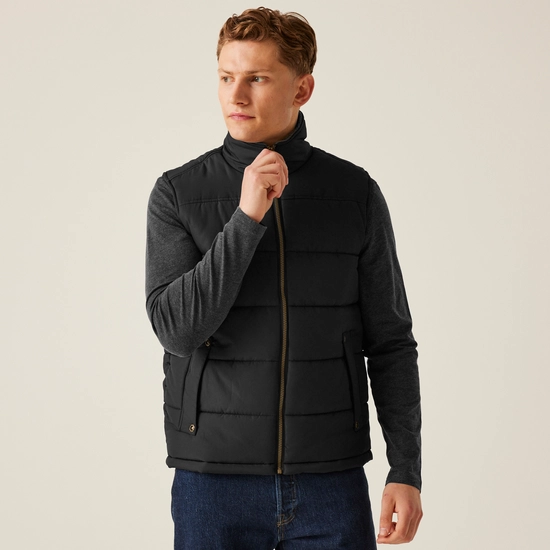 Men's Altoona Insulated Quilted Gilet | Black