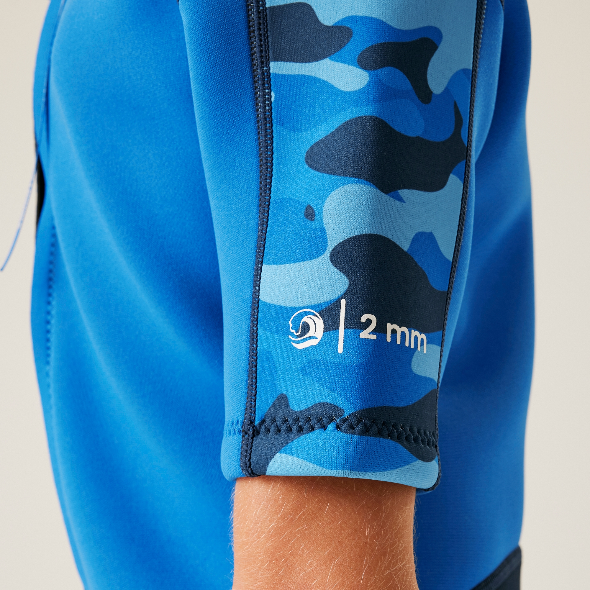 Kids' Wetsuit  | Blue Camo Olympian Blue Navy