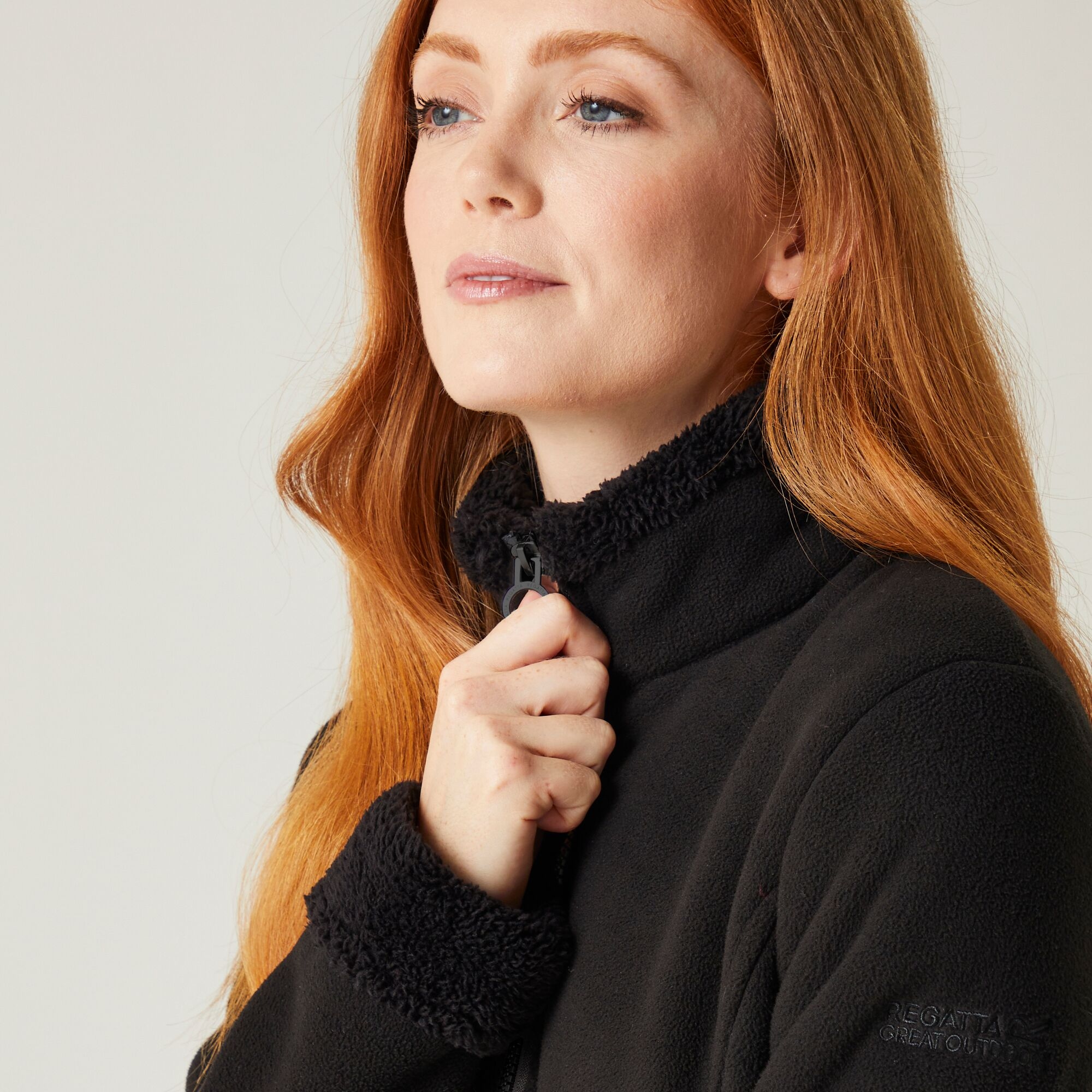 Women's Brandall Full Zip Heavyweight Fleece | Black Black