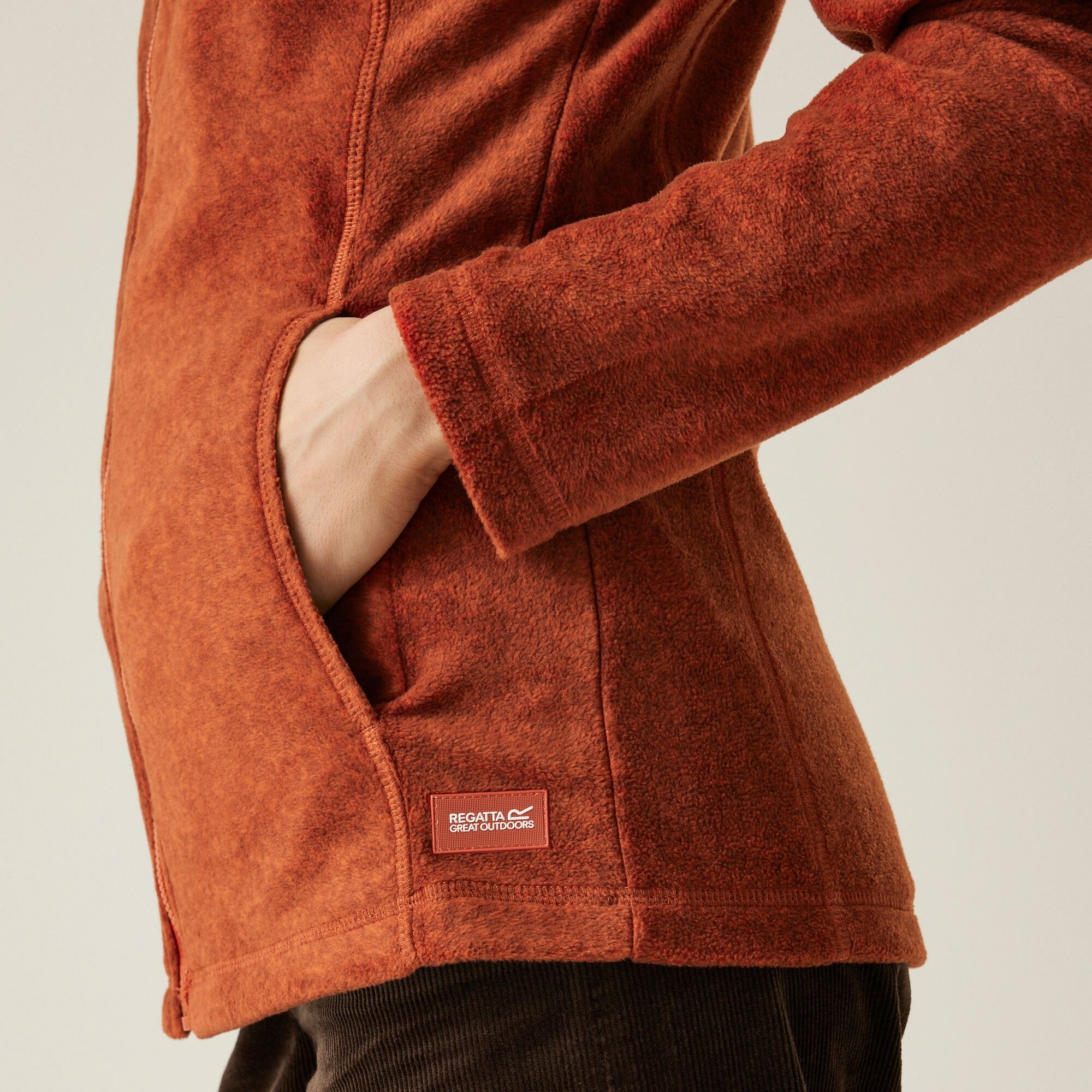 Women's Mayse Full Zip Fleece | Red Ochre