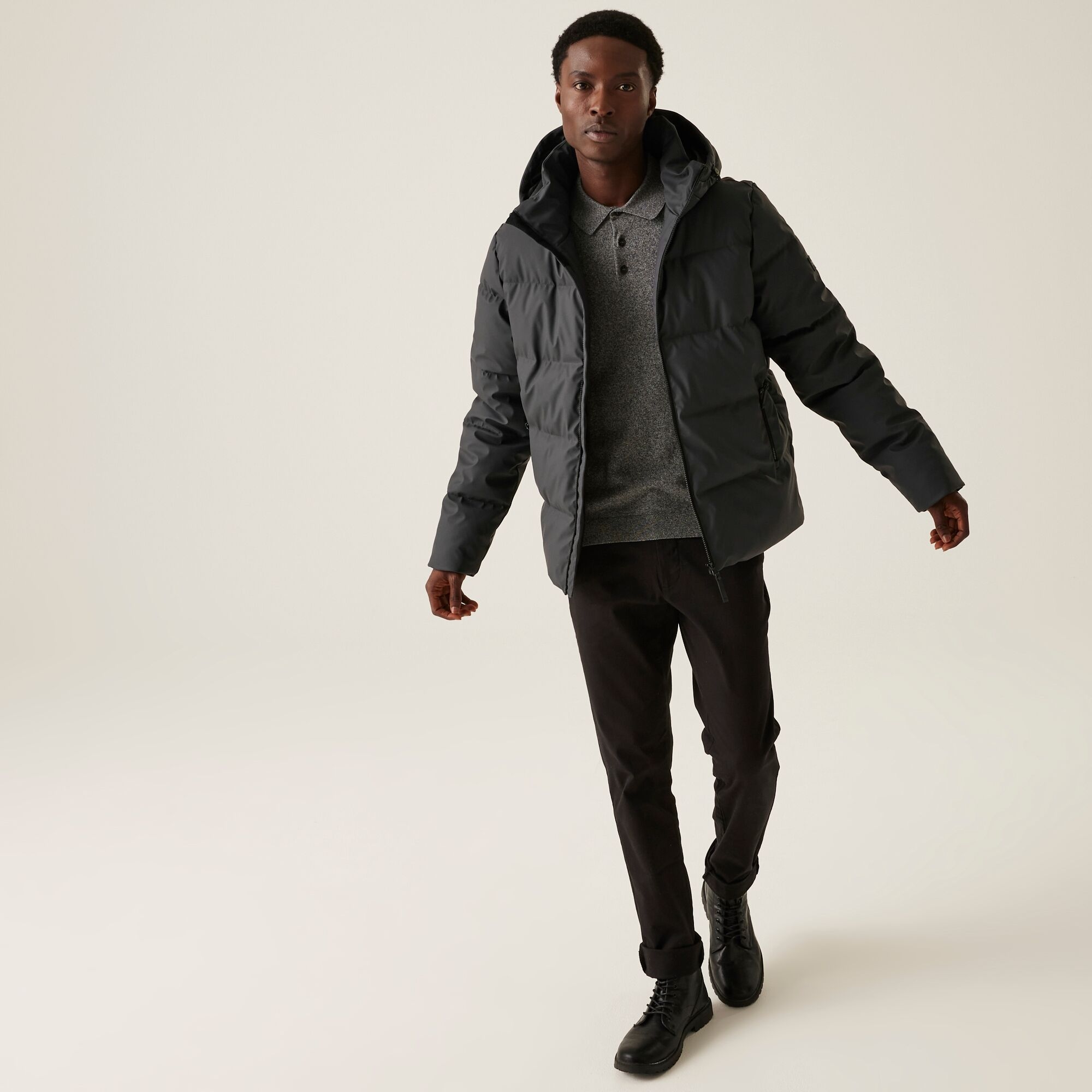 Men's Saltern Padded Jacket | Ash