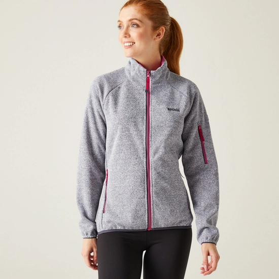 Women's Ravenhill Full Zip Fleece | Black Light Vanilla