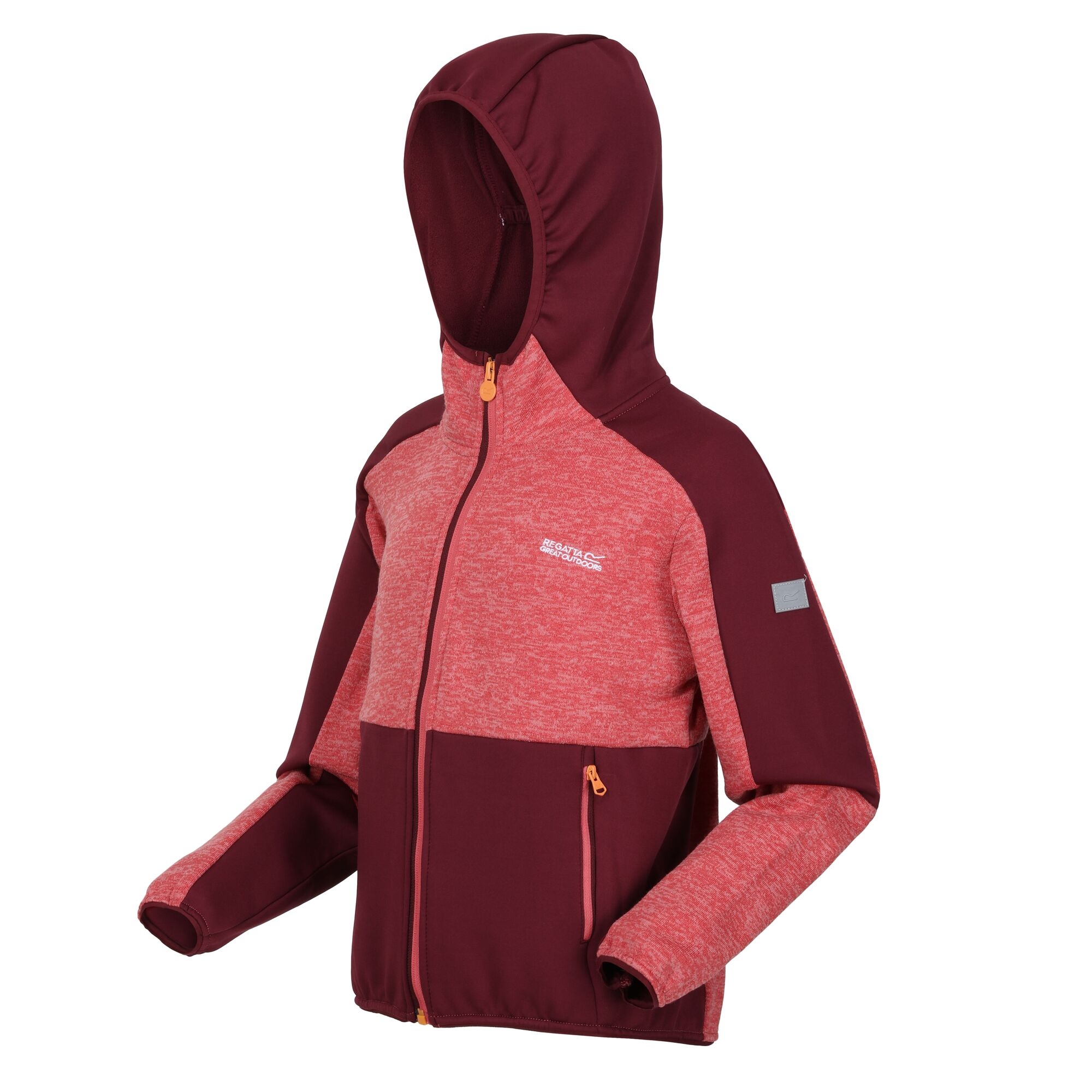 Kids' Dissolver VII Full Zip Fleece | Mineral Red Burngudy