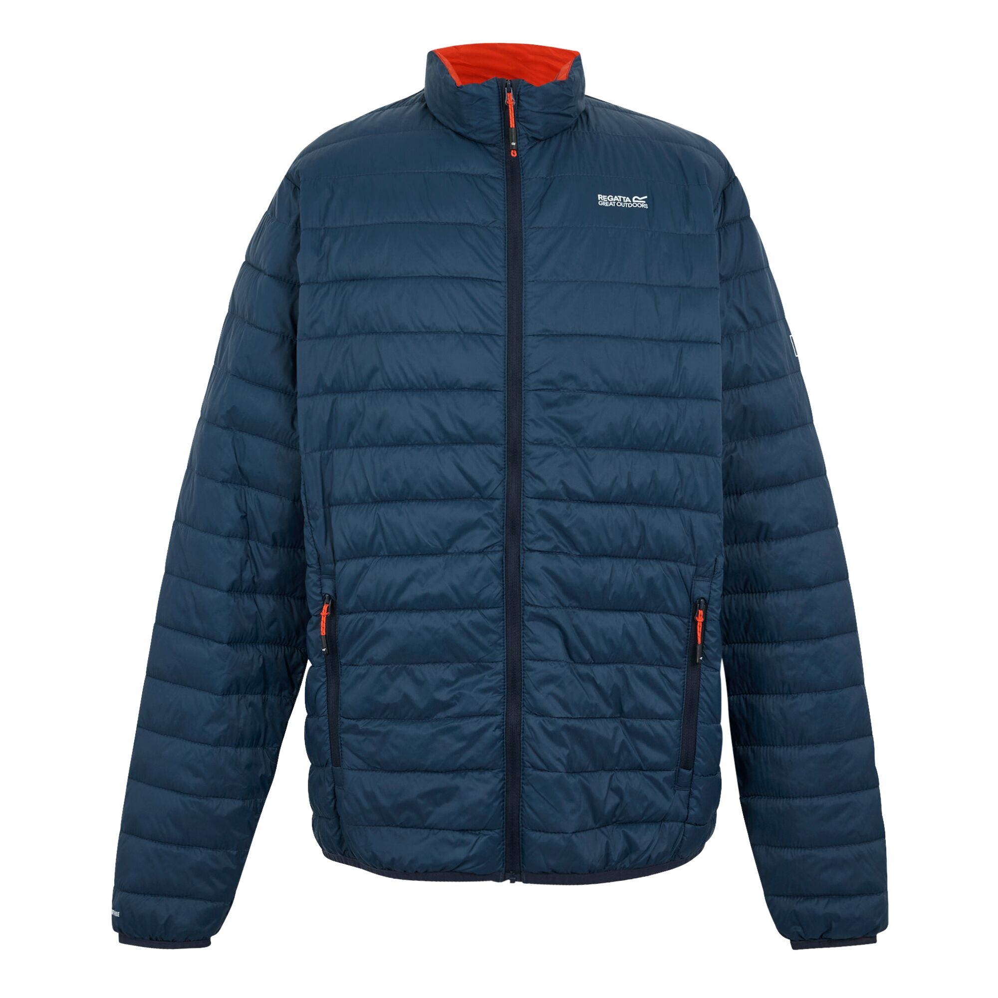 Men's Hillpack II Insulated Jacket | Moonlight Denim Tangerine Tango