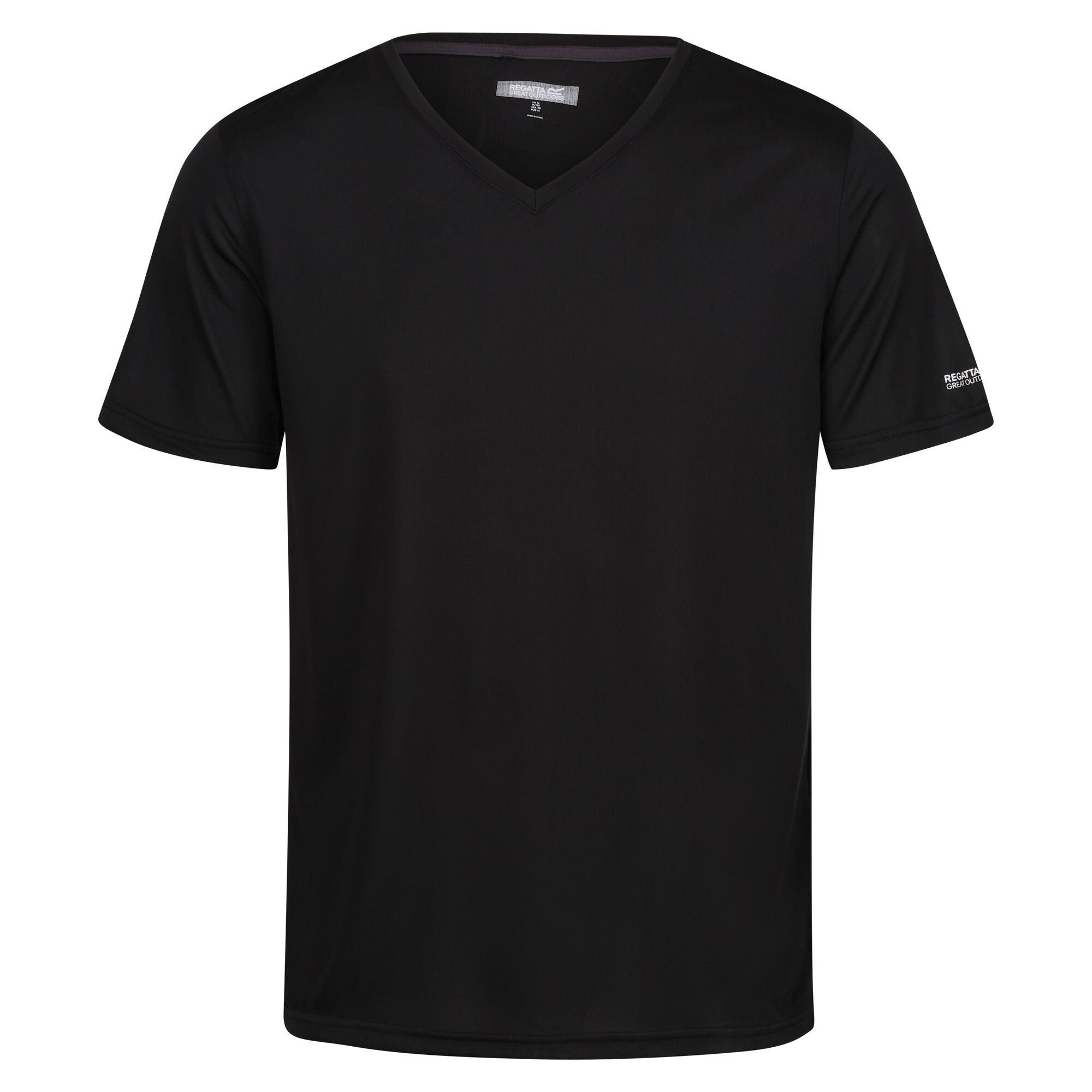 Men's Fingal V-Neck T-Shirt | Black