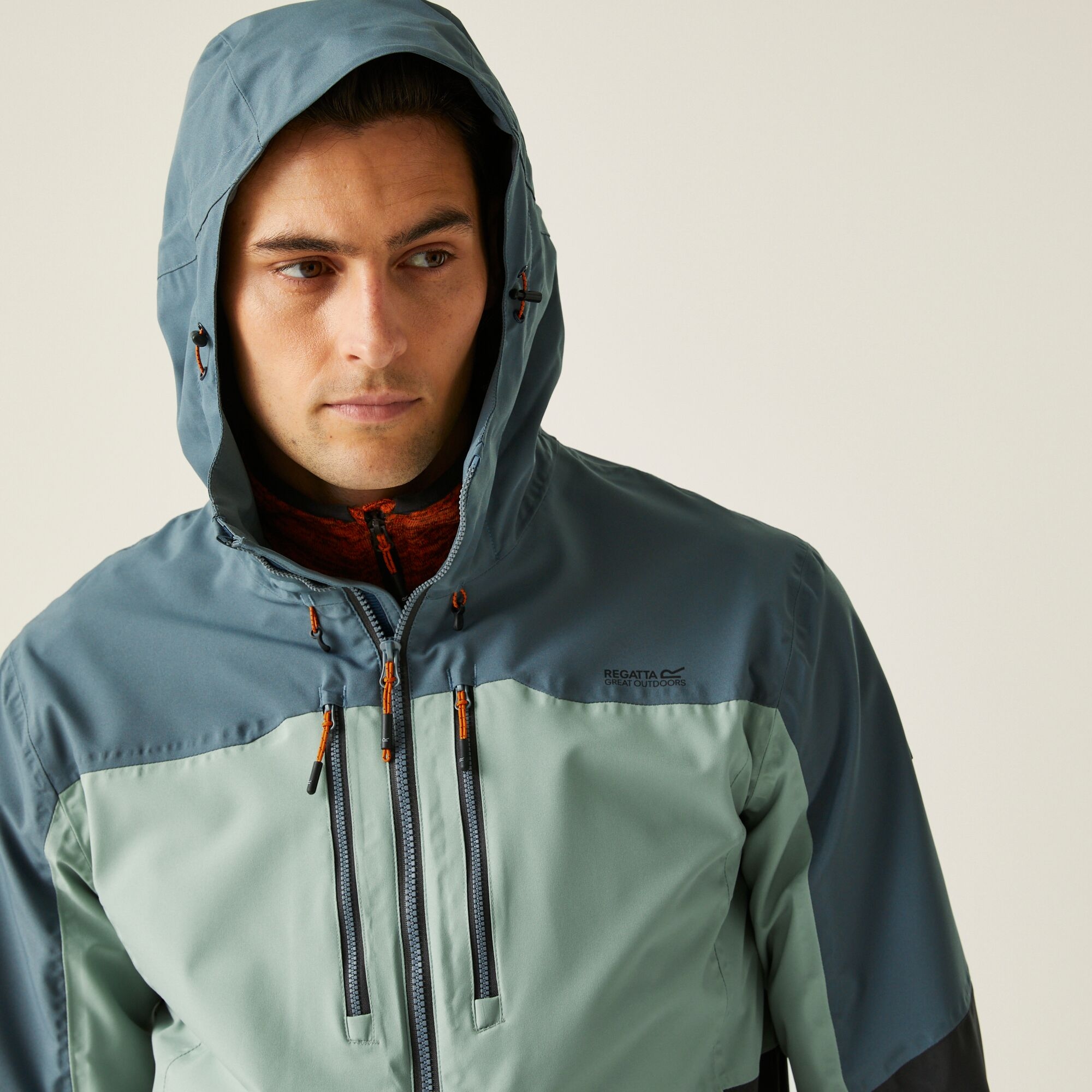Men's Maland II Waterproof Jacket | Glacier Stormy Weather Ash
