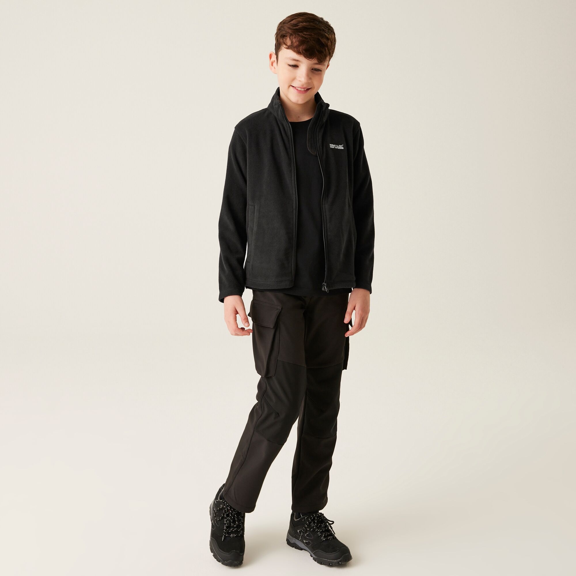 Kids' King II Full Zip Fleece | Black Black
