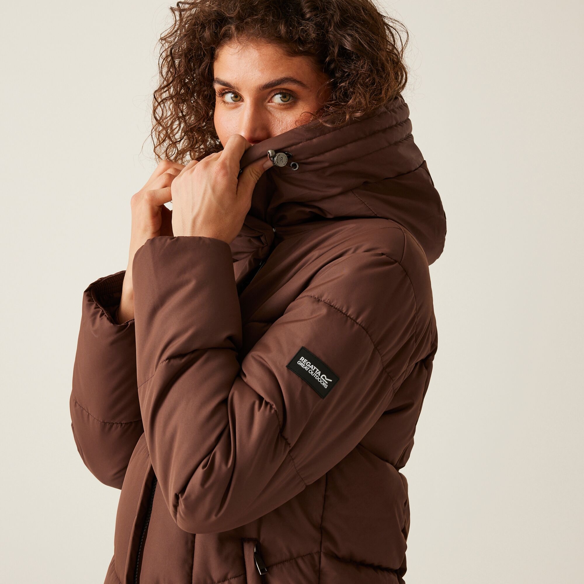 Women's Nurie Quilted Jacket | Dark Brown
