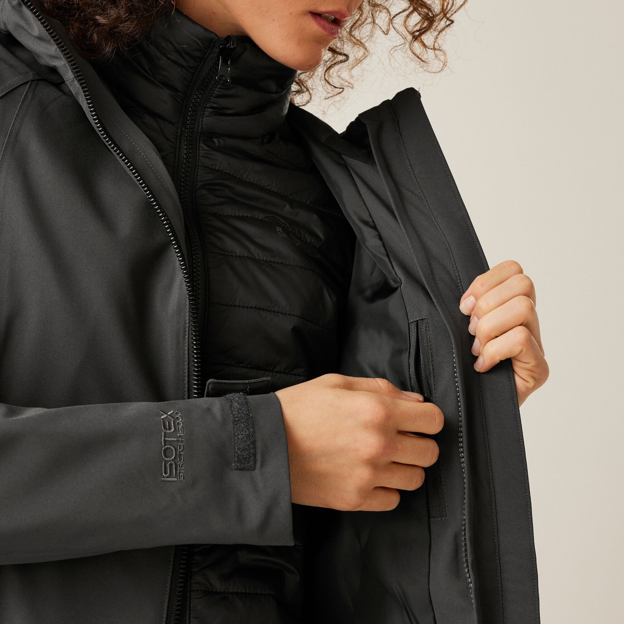 Women's Denbury V 3-in-1 Jacket | Ash Black