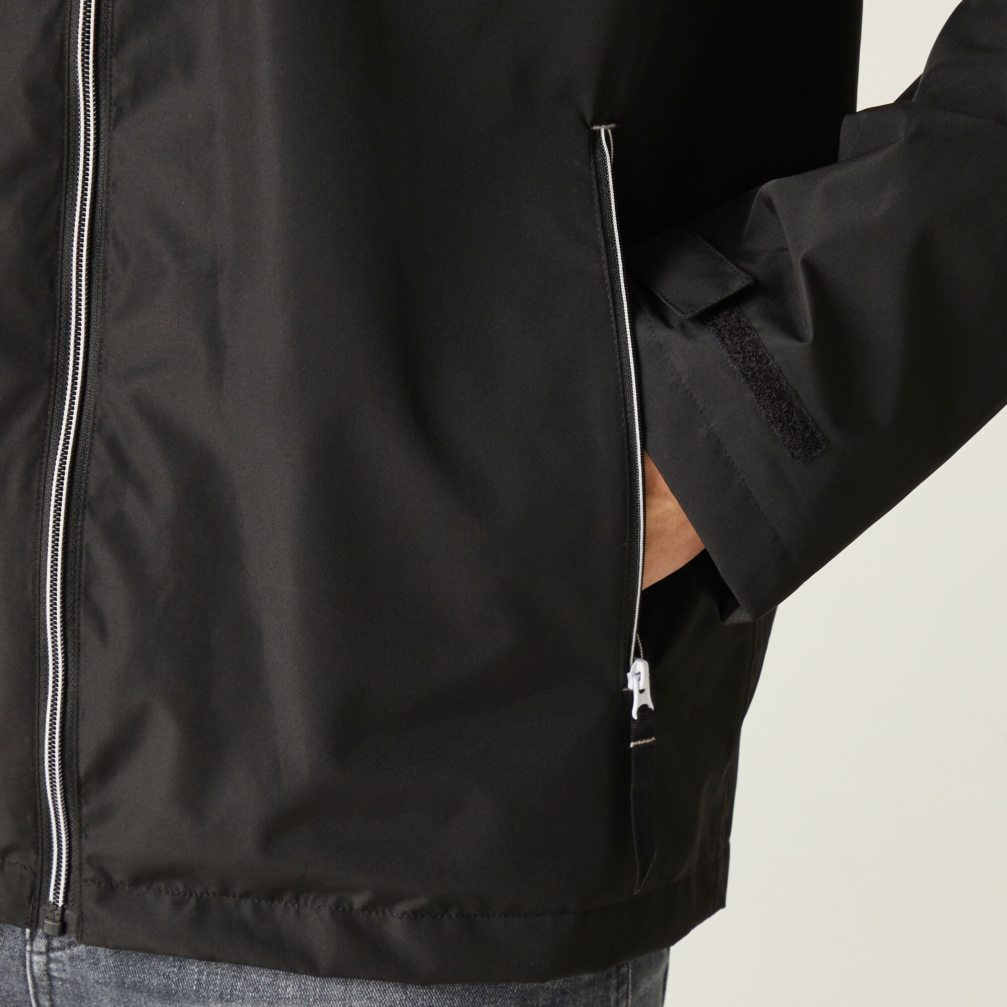Men's Ascender Waterproof Shell Jacket | Black Mineral Grey