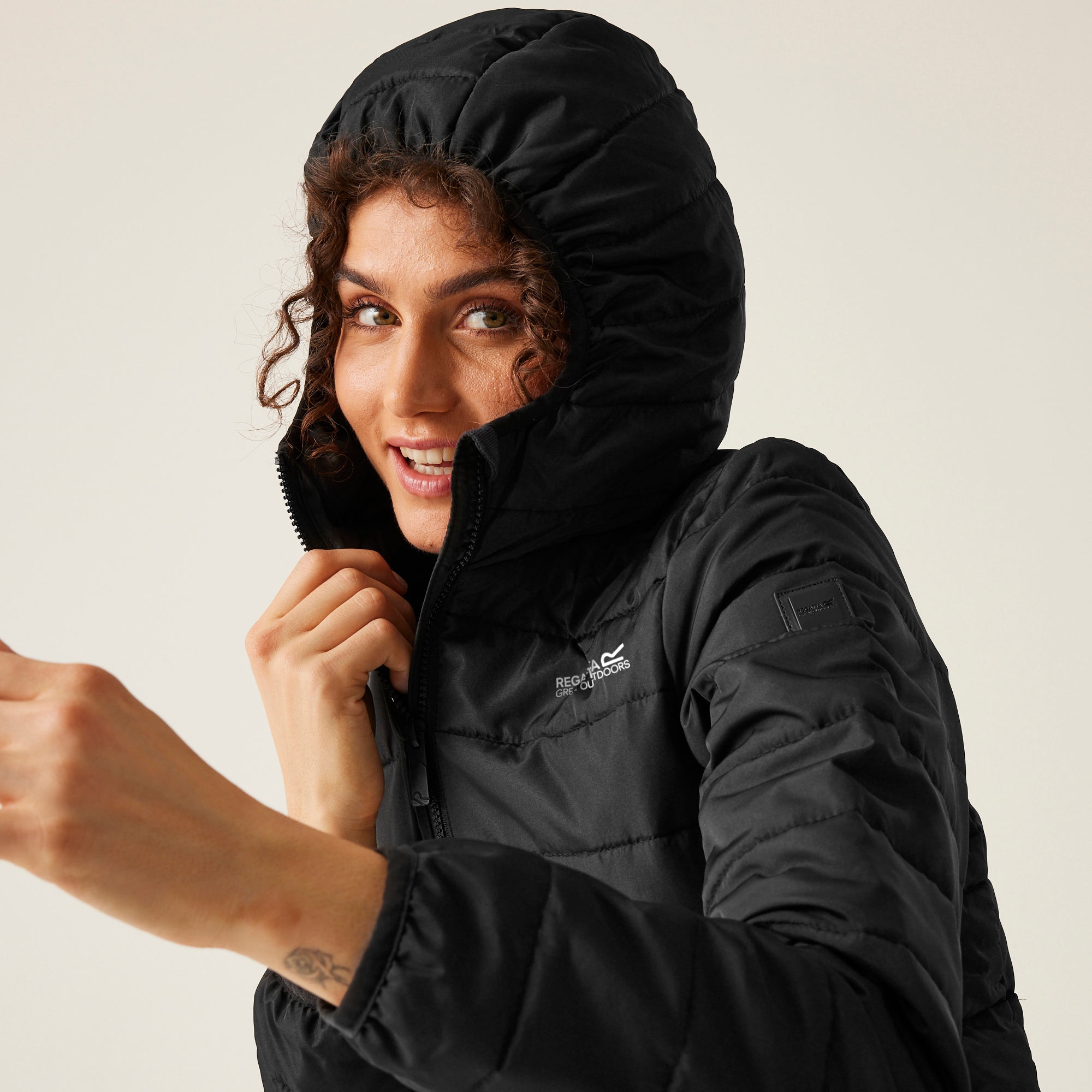 Women's Helfa Insulated Quilted Jacket | Black