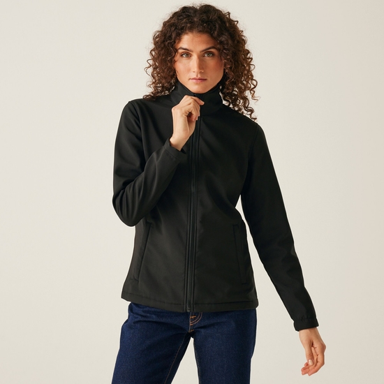 Women's Ablaze Printable Softshell Jacket | Black