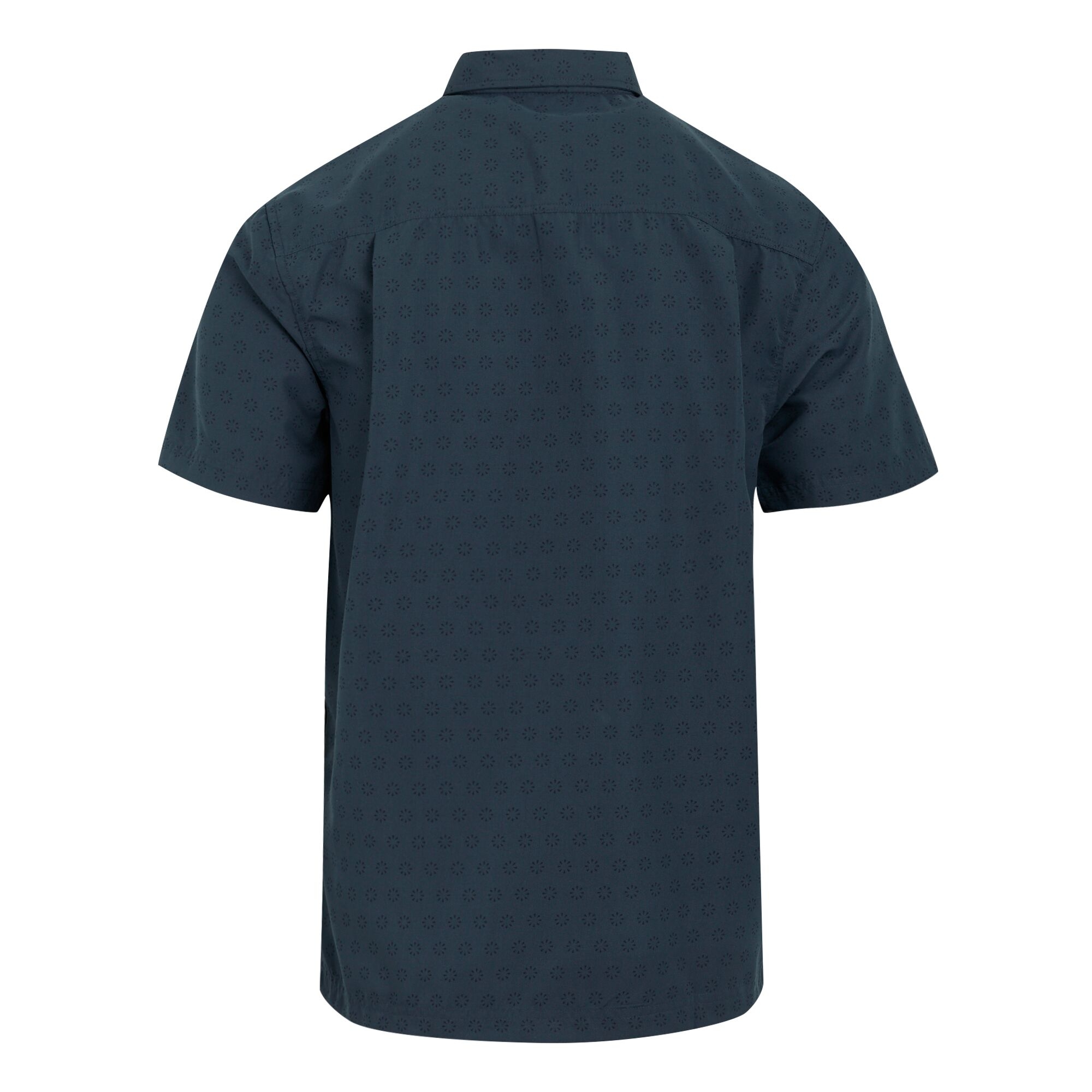 Men's Mindano IX Short Sleeve Shirt | Moonlight Denim Circle Print