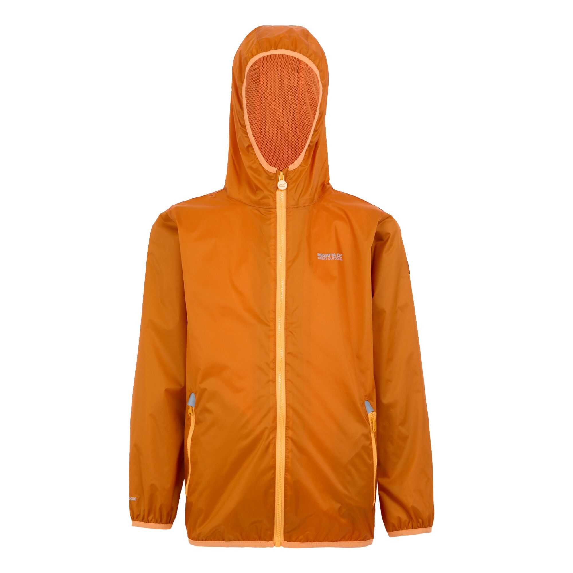 Kids' Lever II Waterproof Packaway Jacket | Fox Bright Marigold