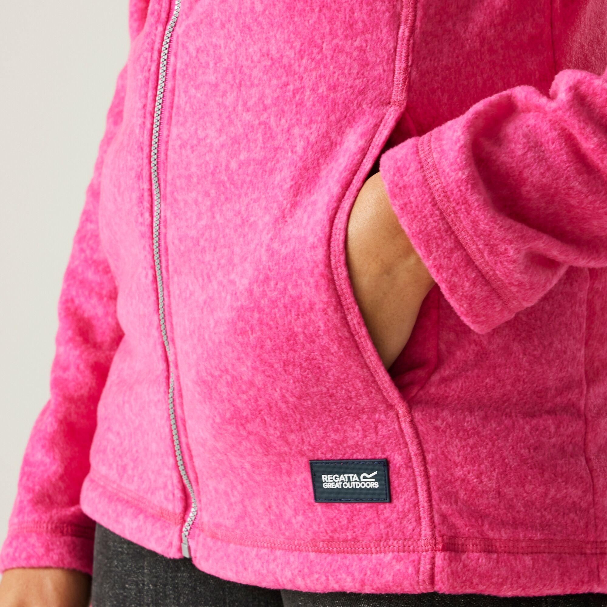 Women's Mayse Full Zip Fleece | Pink Fusion Marl