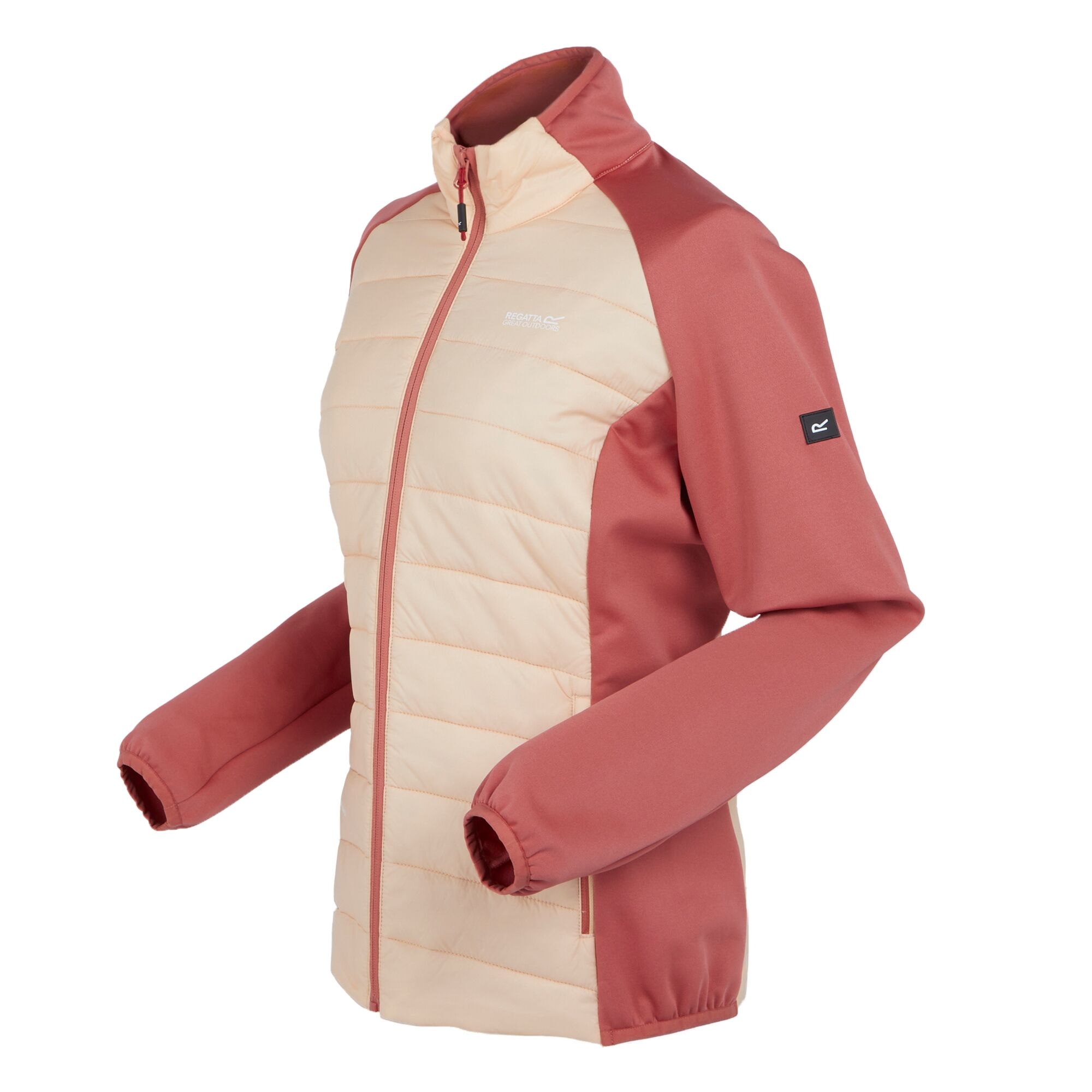 Women's Clumber V Hybrid Jacket | Peach Parfait Mineral Red