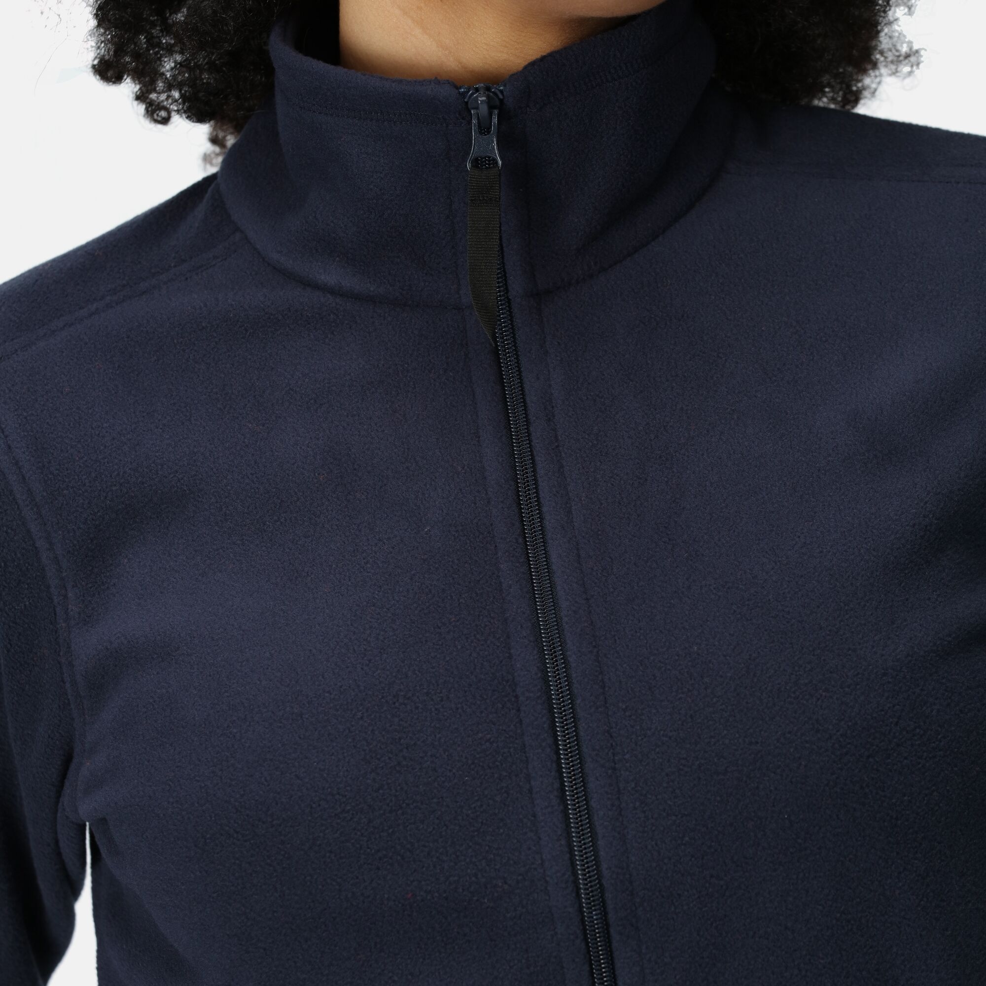Women's Micro Lightweight Full Zip Fleece | Dark Navy