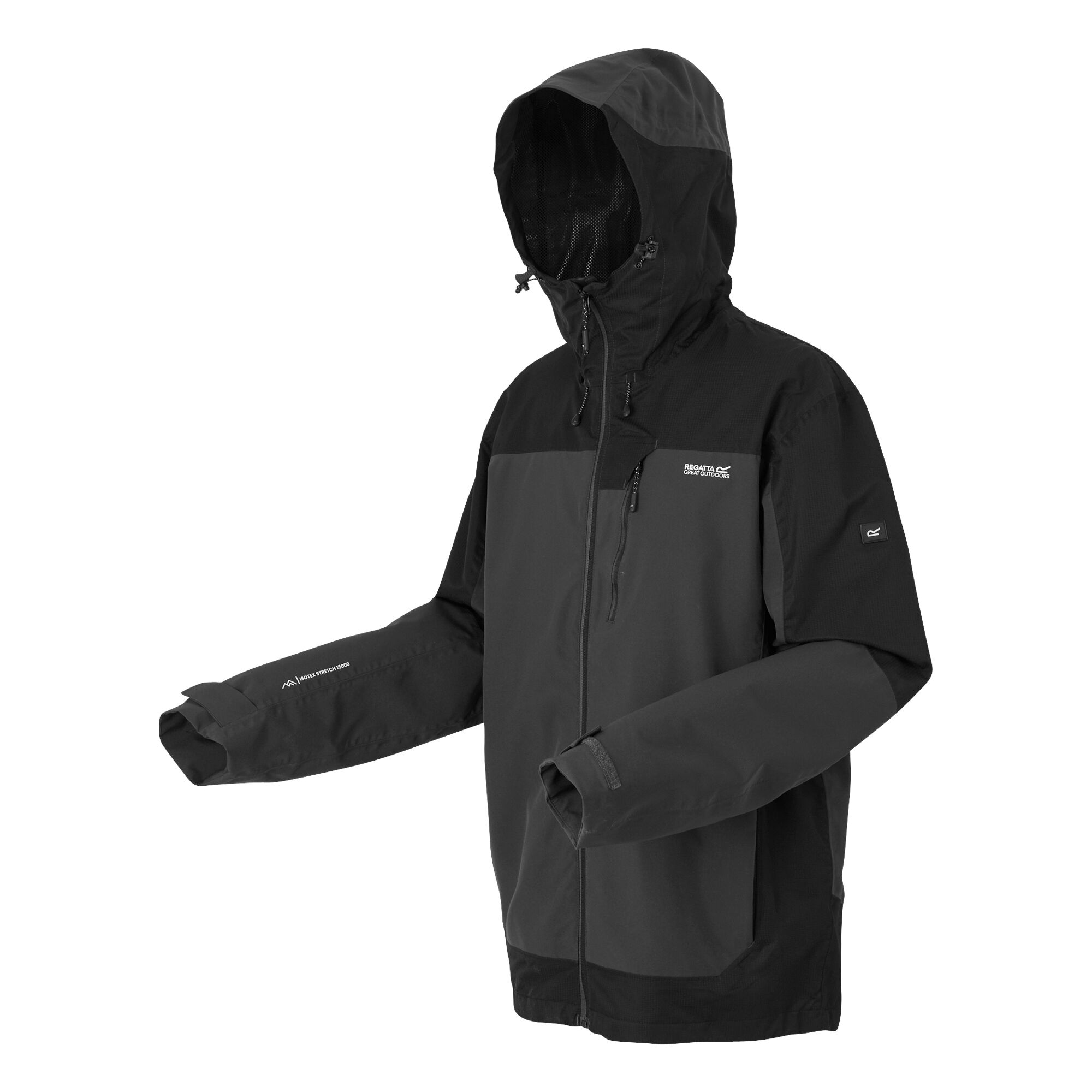 Men's Highton IV Stretch Waterproof Jacket | Ash Black