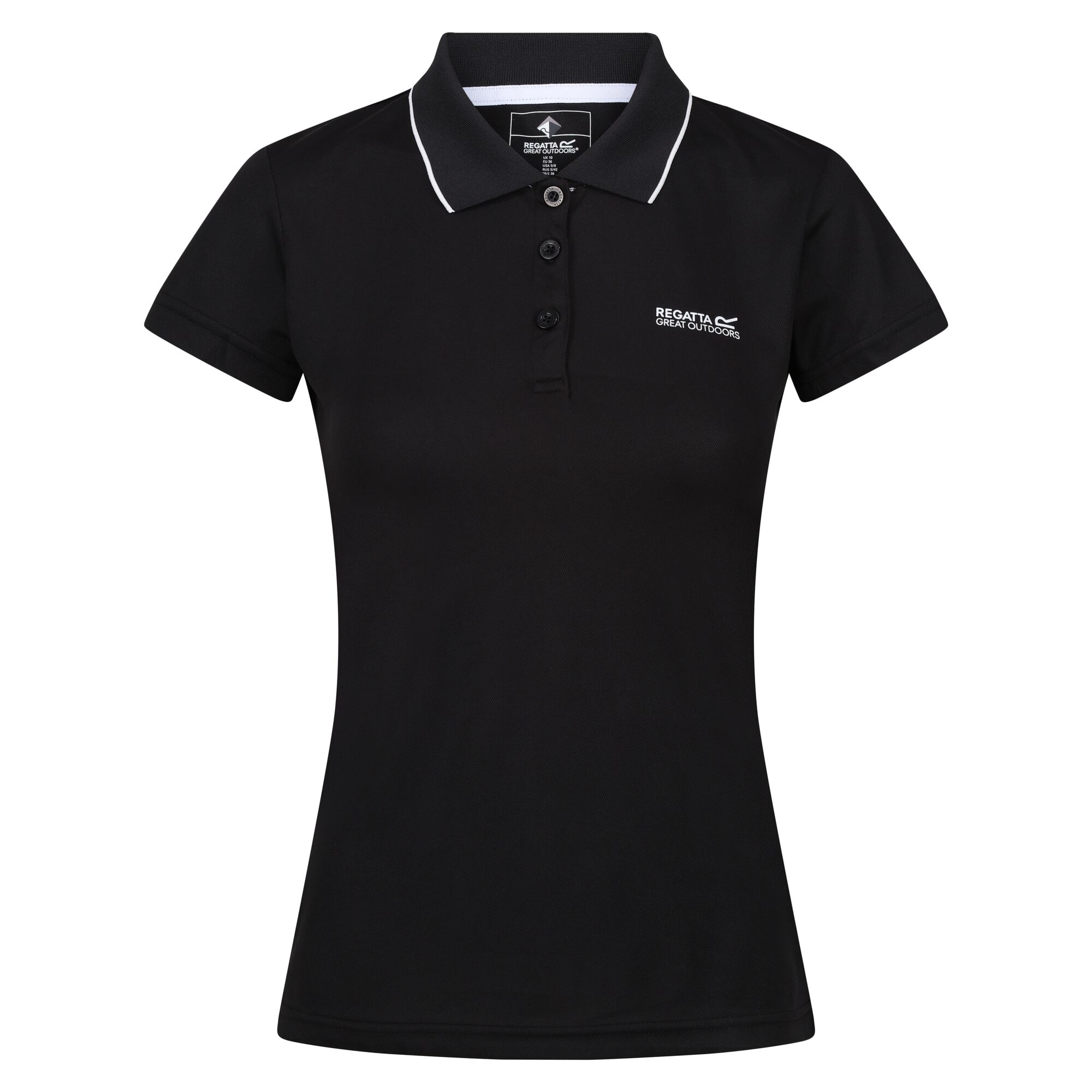 Women's Maverick V Active Polo Shirt | Black