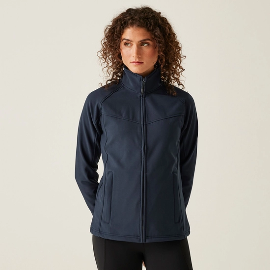 Women's Uproar Interactive Softshell Jacket | Classic Red Seal Grey
