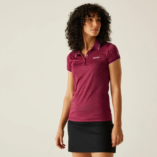 Women's Remex II Active Polo Shirt | Beaujolais