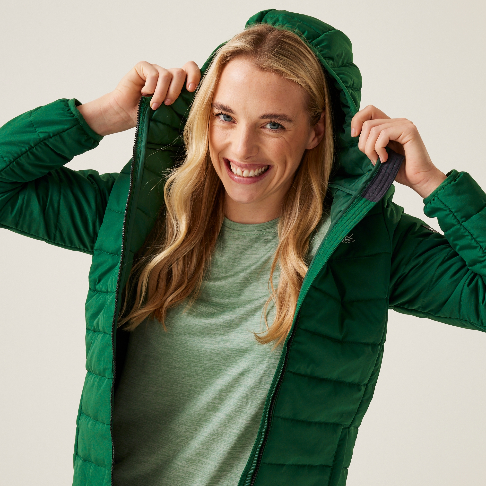 Women's Helfa Insulated Quilted Jacket | Rain Forest