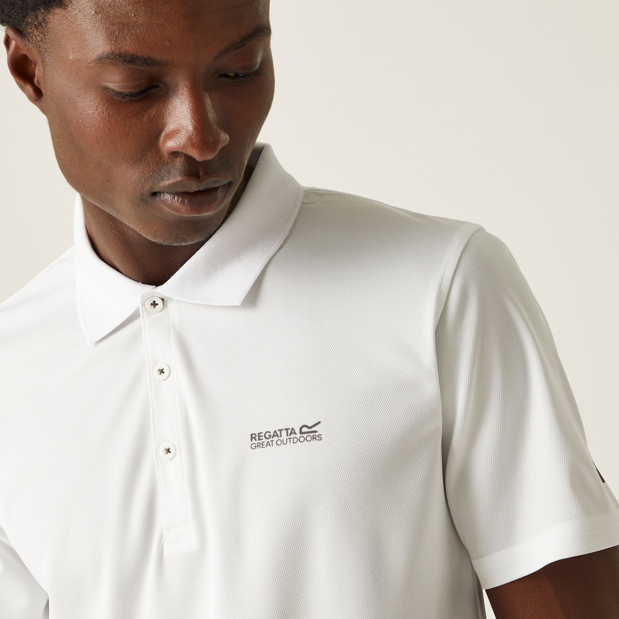 Men's Maverick V Active Polo Shirt | White