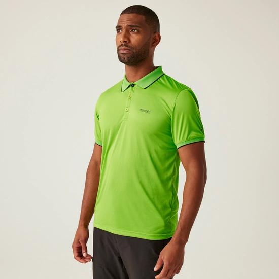 Men's Remex II Jersey Polo Shirt | Nephrite Green Solid