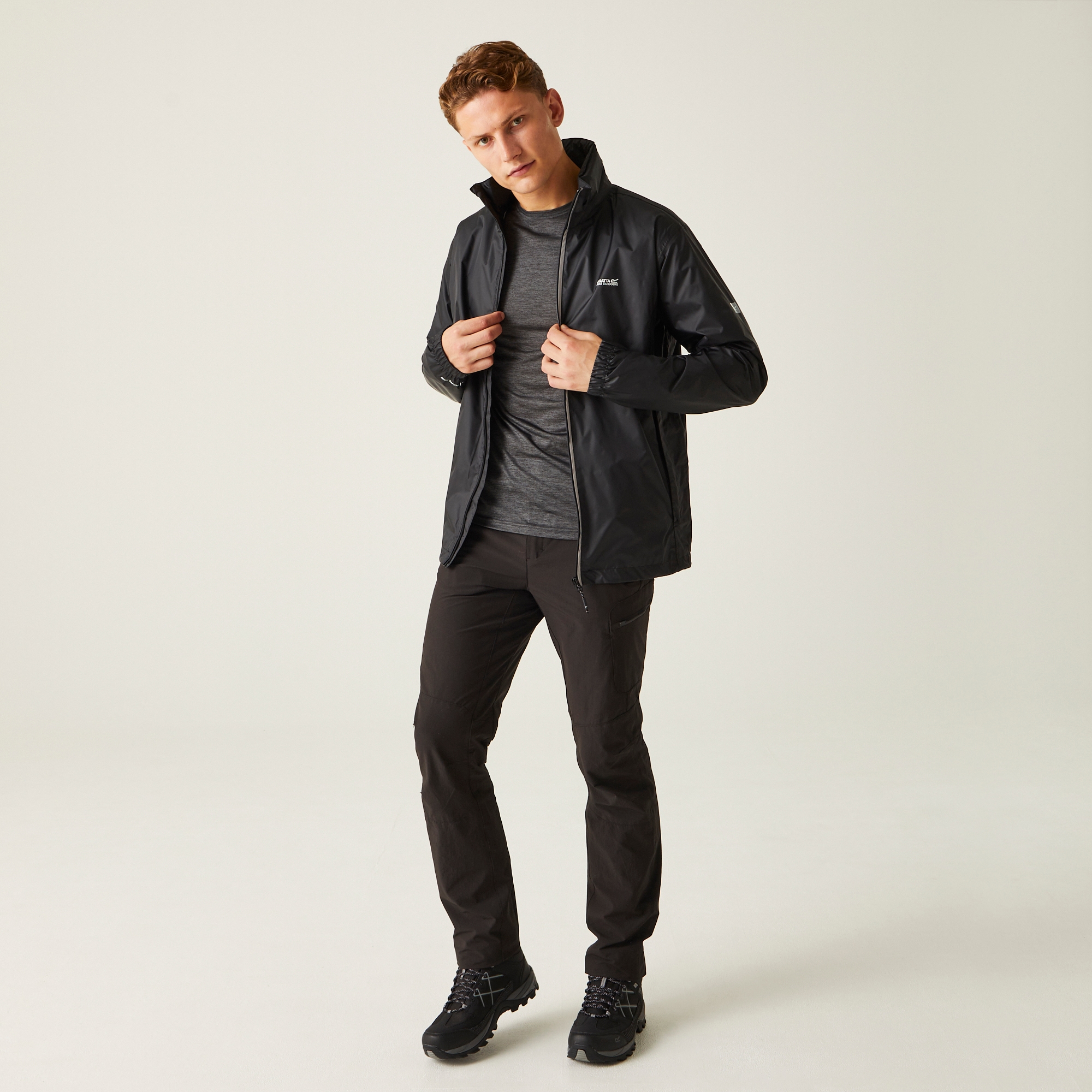 Men's Lyle IV Waterproof Packaway Jacket | Black