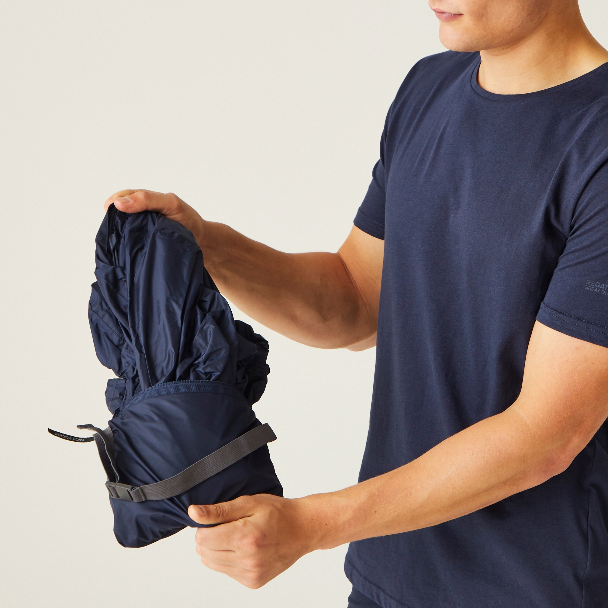 Men's Lyle IV Waterproof Packaway Jacket | Navy
