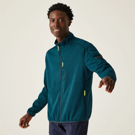 Men's Kames Full Zip Fleece | Nephrite Green Grenoble Green