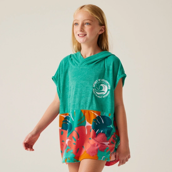 Kids' Towel Robe II | Pop Peach Bloom