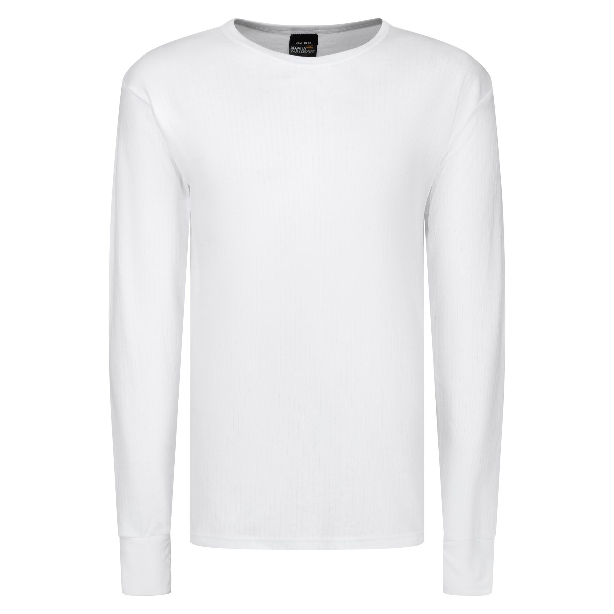 Men's Long Sleeve Thermal Vest | White