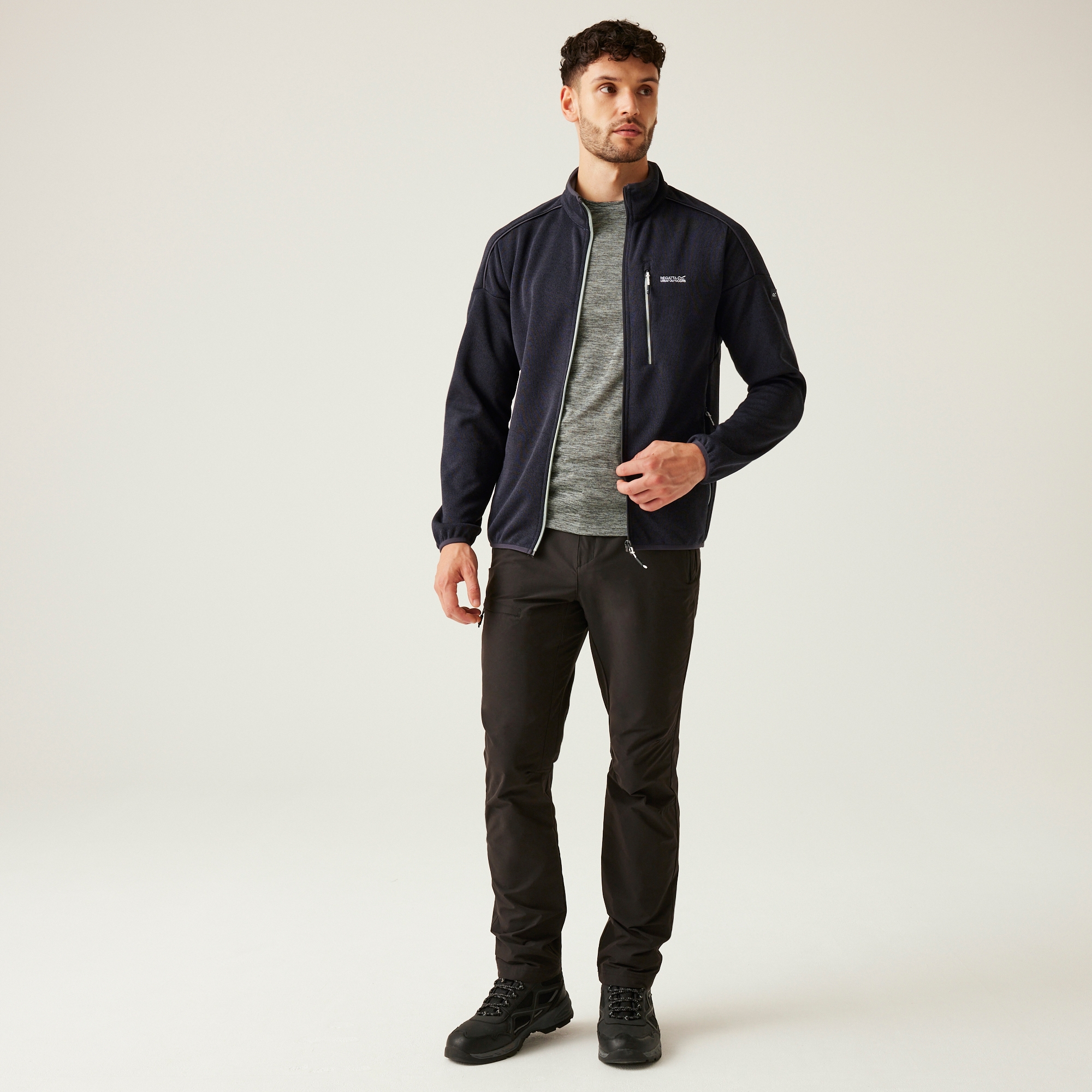 Men's Kames Full Zip Fleece | Ash Glacier