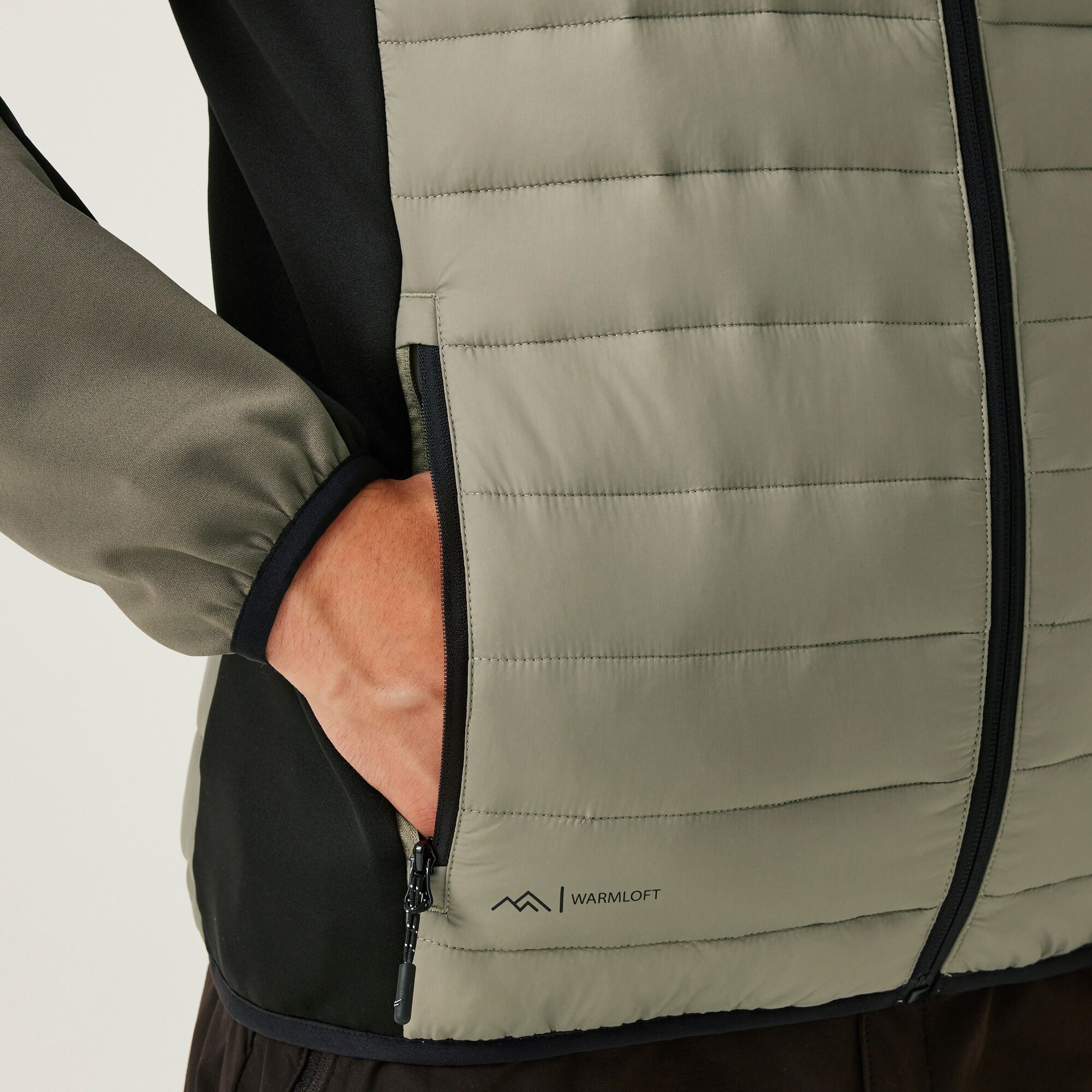 Men's Clumber IV Hybrid Jacket | Golden Sand Treetop Black