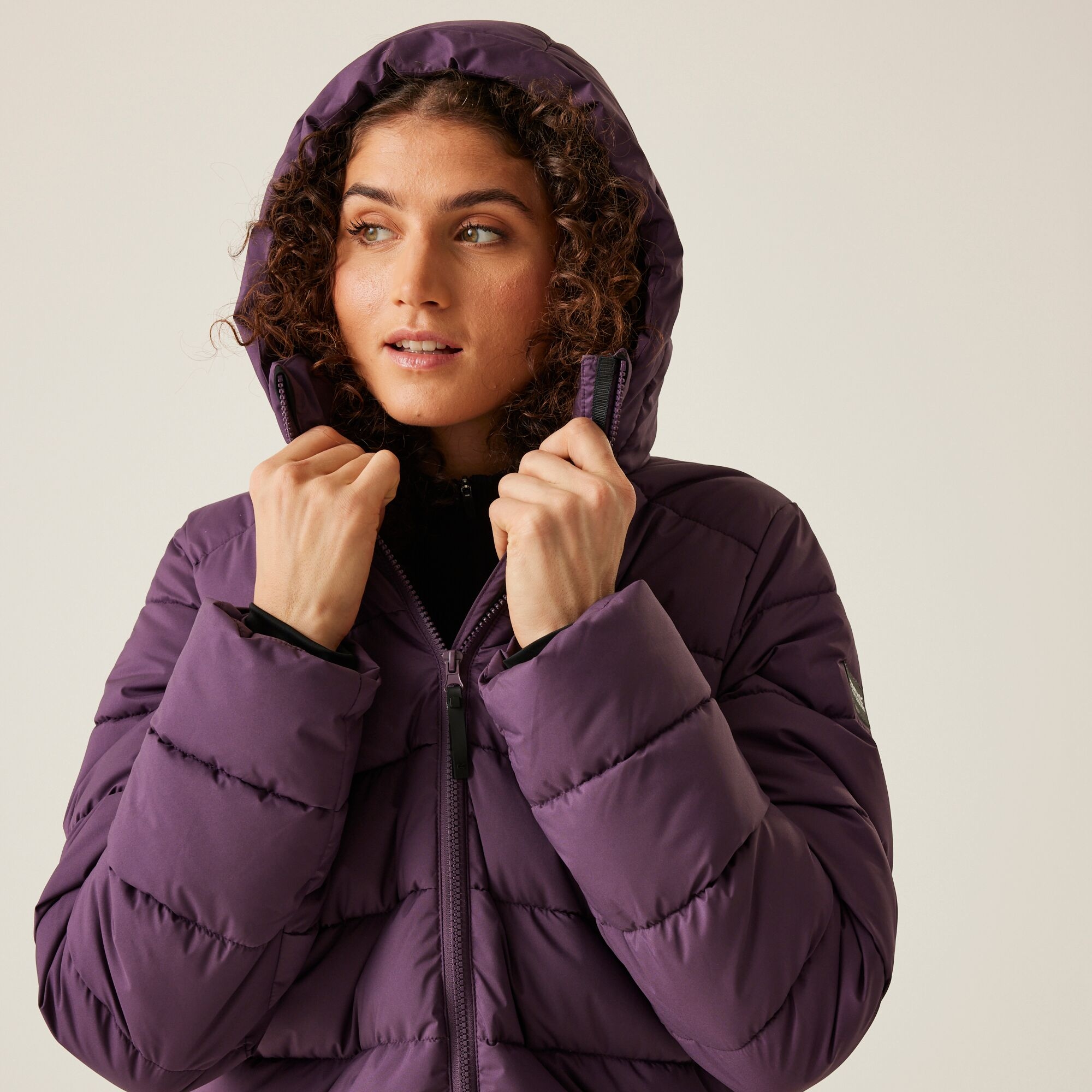 Women's Elender Quilted Jacket | Deep Plum