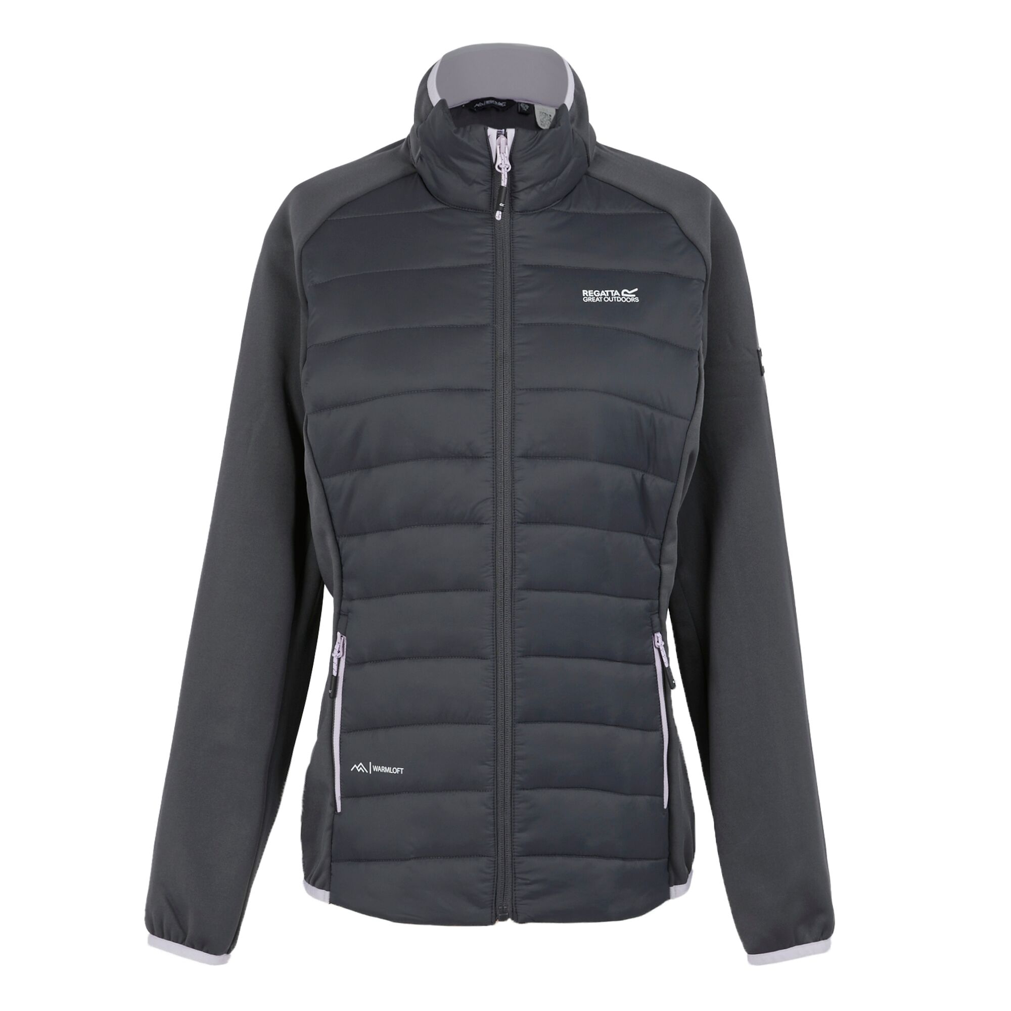Women's Clumber V Hybrid Jacket | Seal Grey Lilac Frost