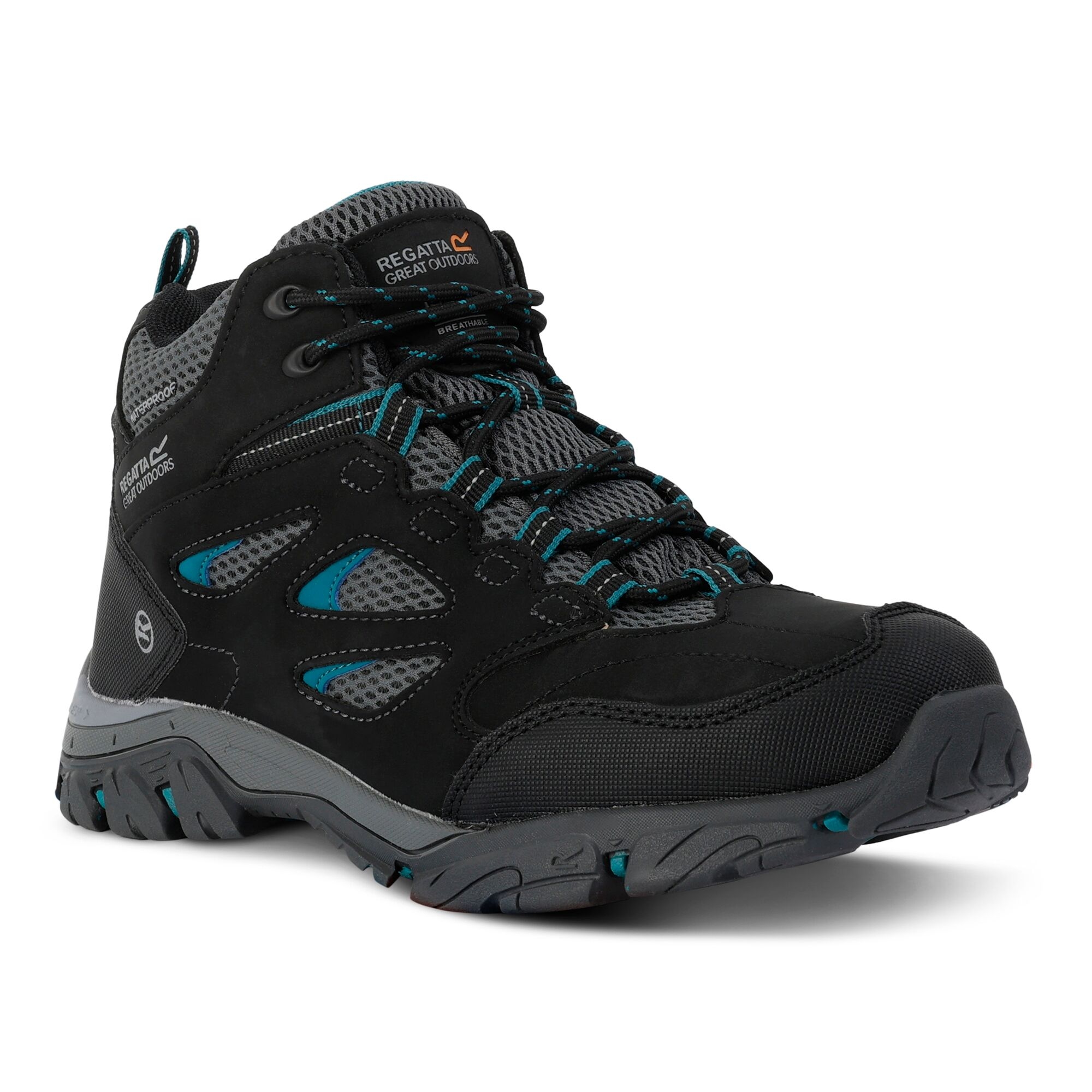 Women's Holcombe Waterproof Mid Walking Boots | Black Deep Lake