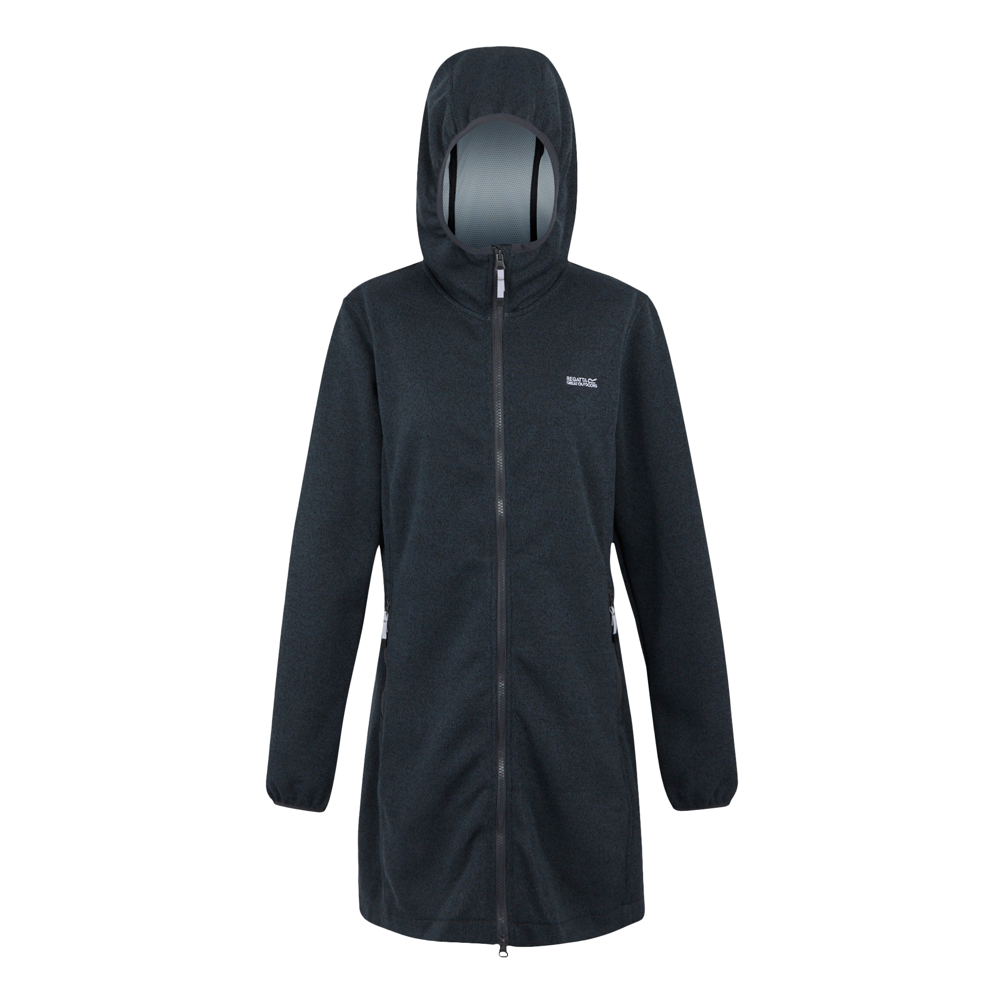 Women's Bloomfield Longline Fleece | Seal Grey Lilac Hint
